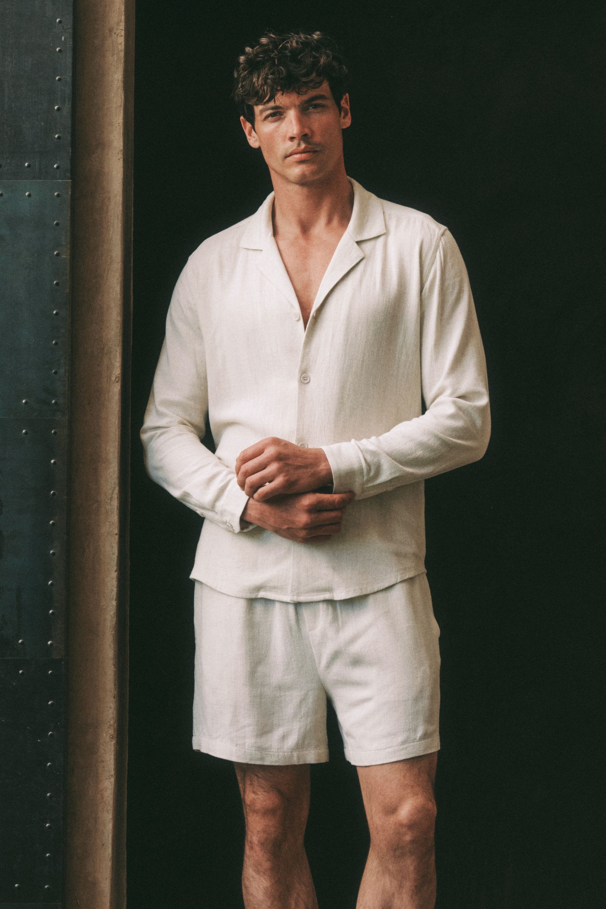 Cami Linen Shirt - Oatmeal