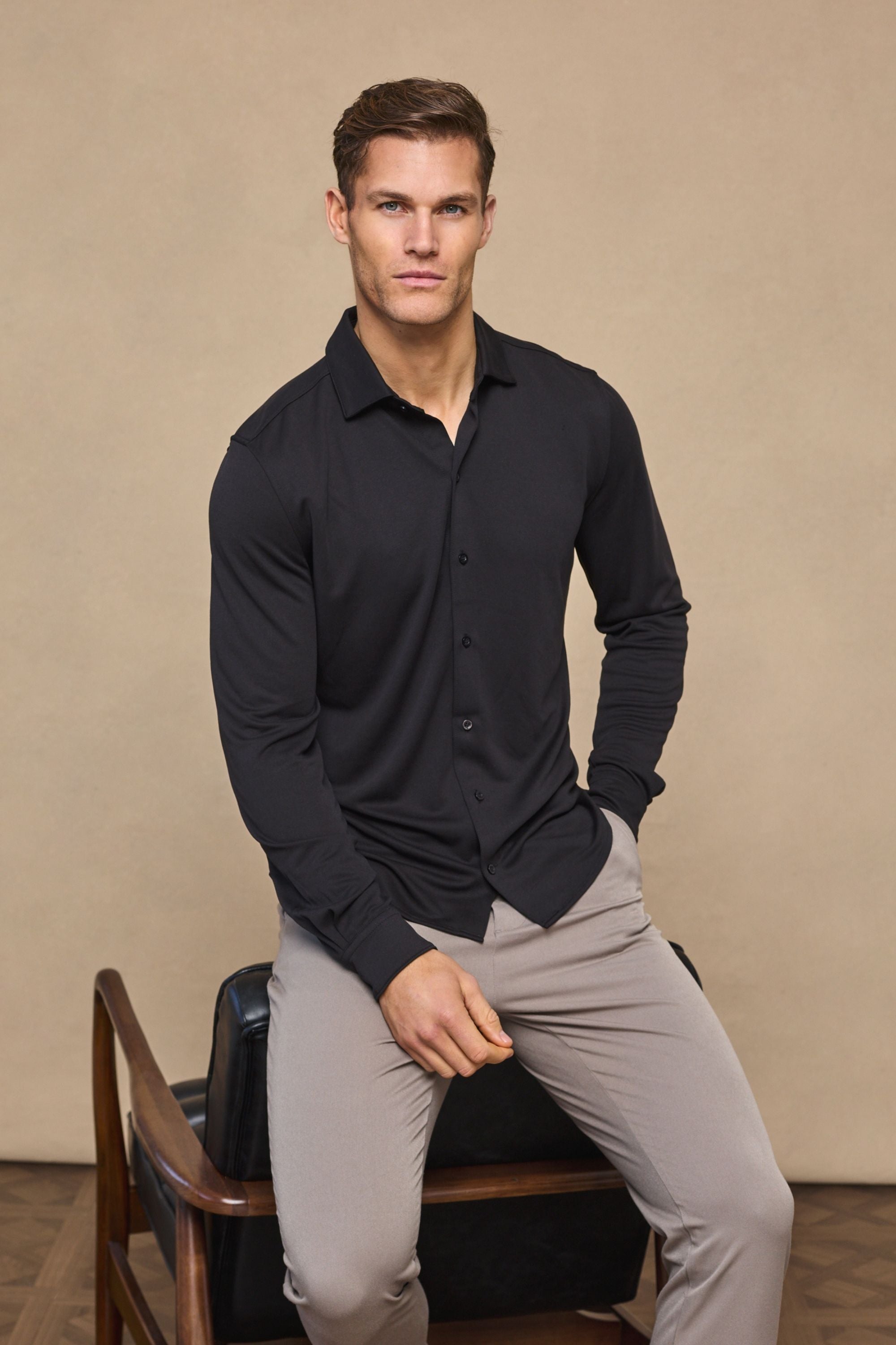 Pique Shirt - Black