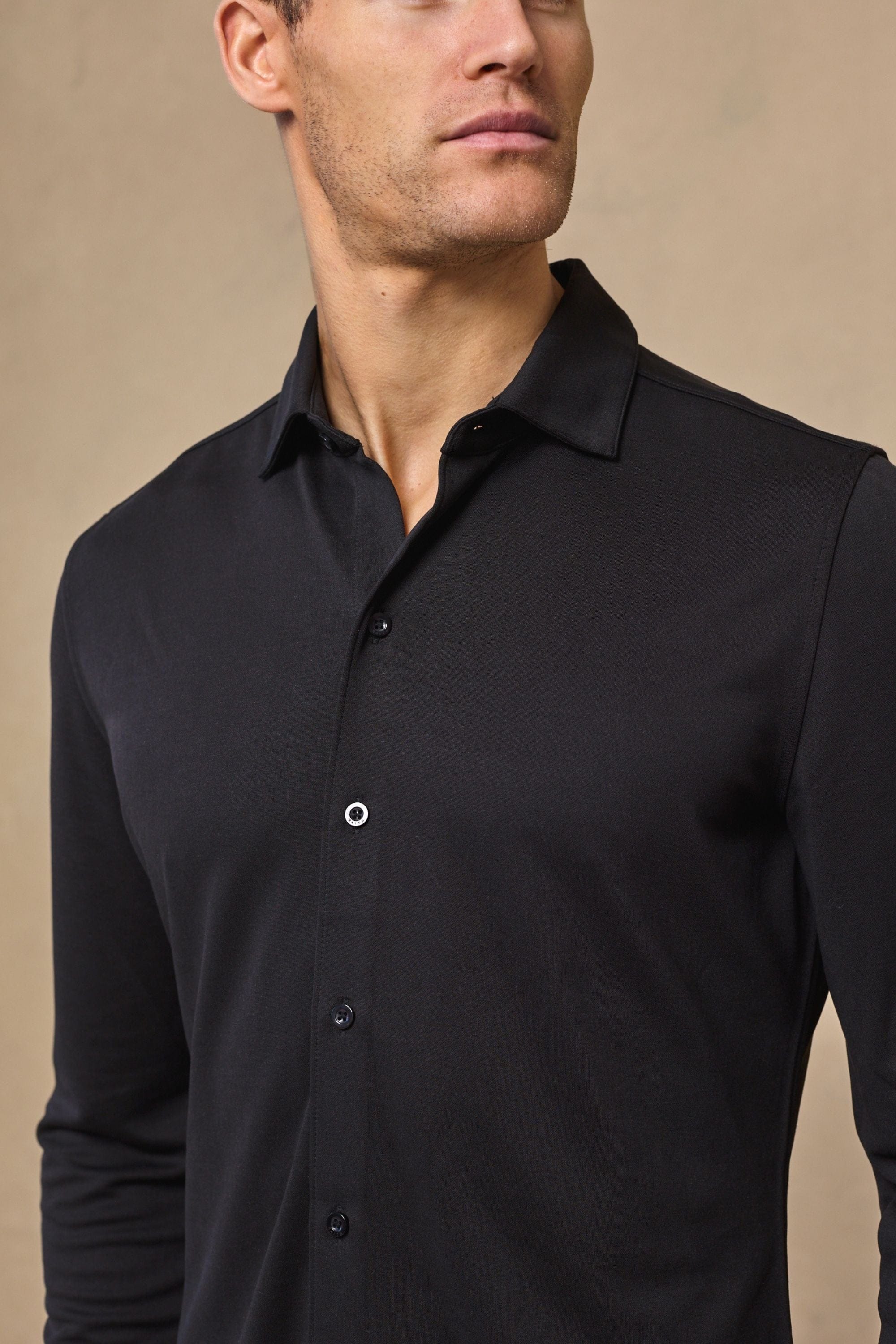 Pique Shirt - Black