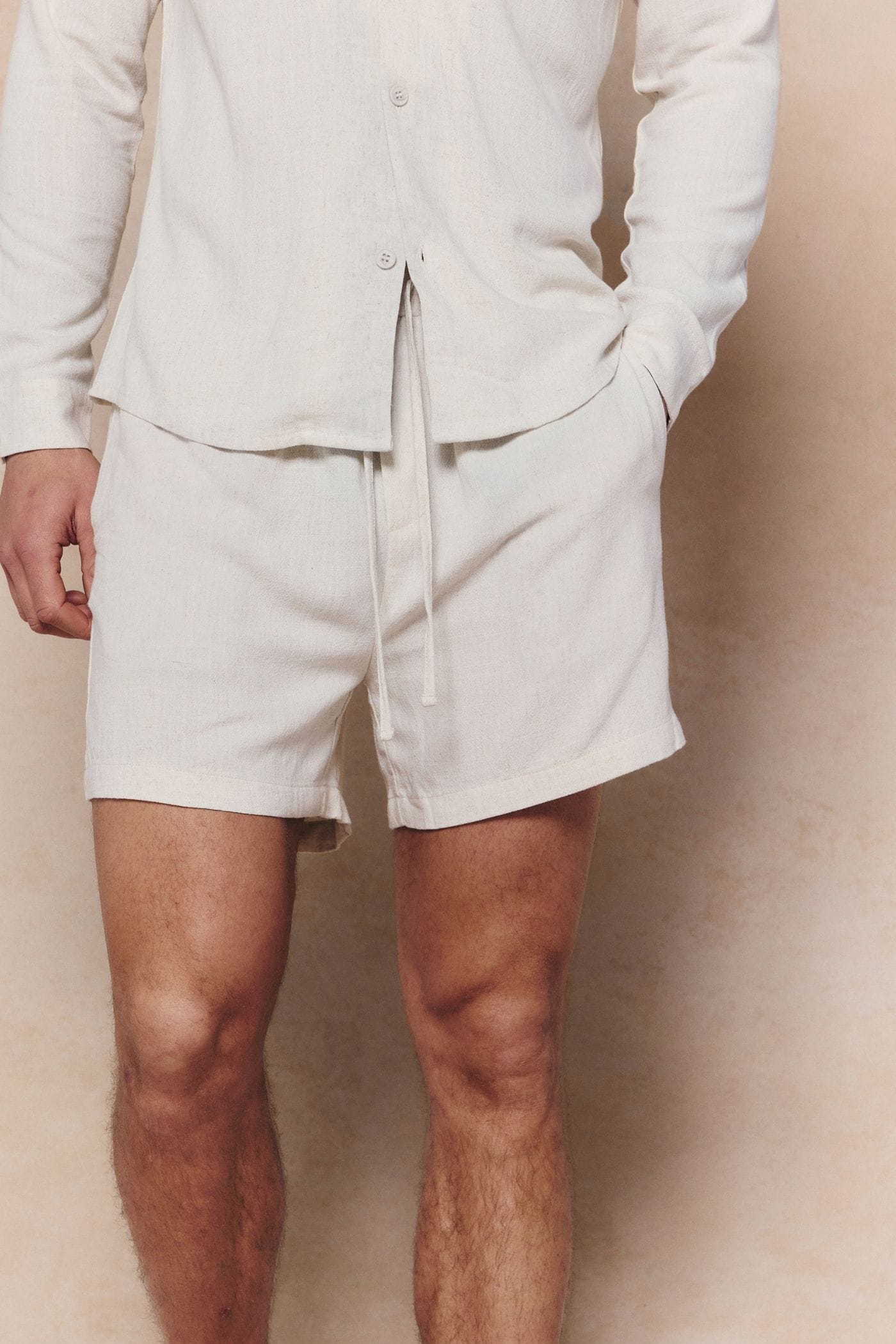 Cami Linen Short - Oatmeal