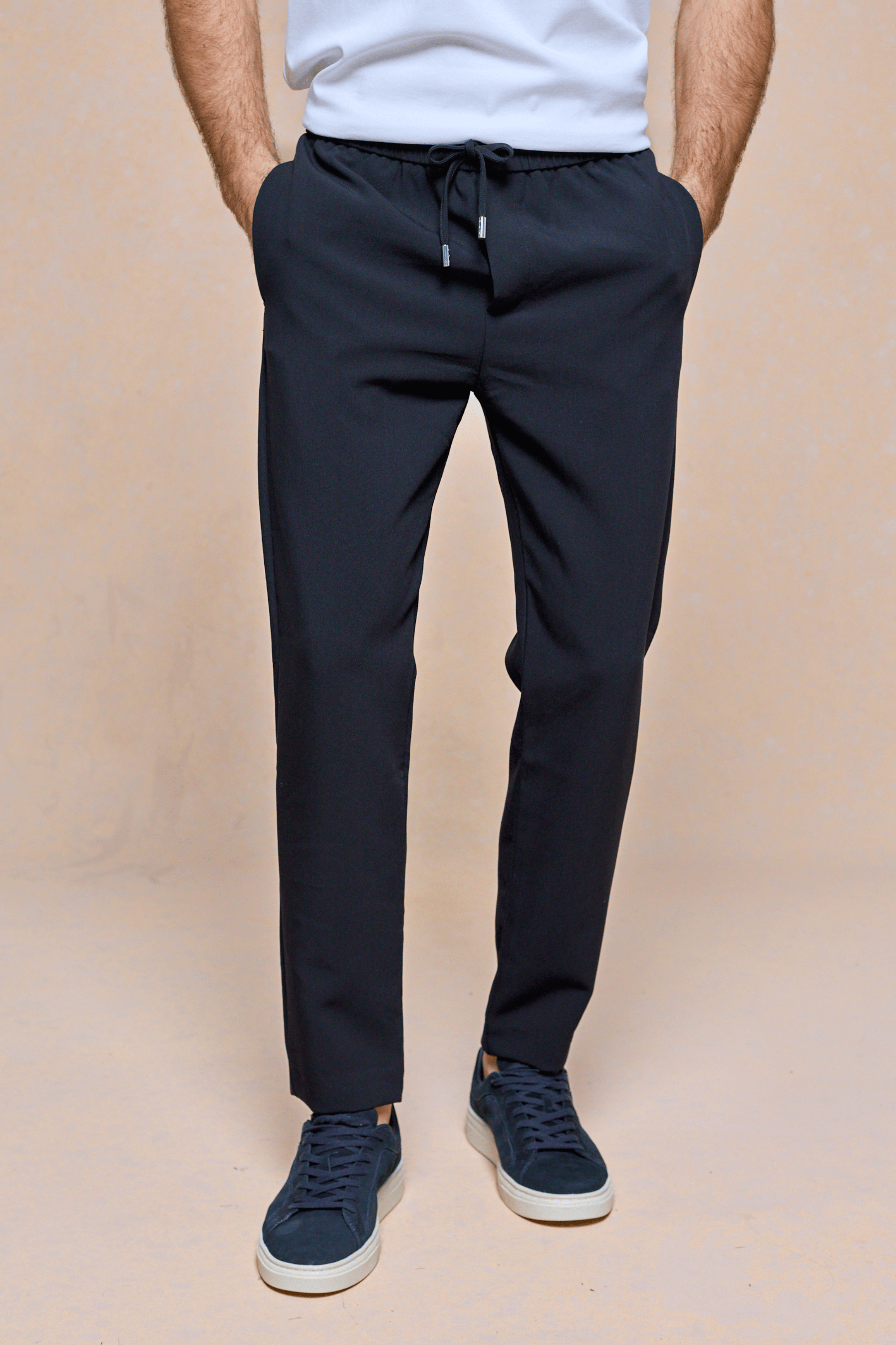 Mateo Tapered Trouser - Dark Navy