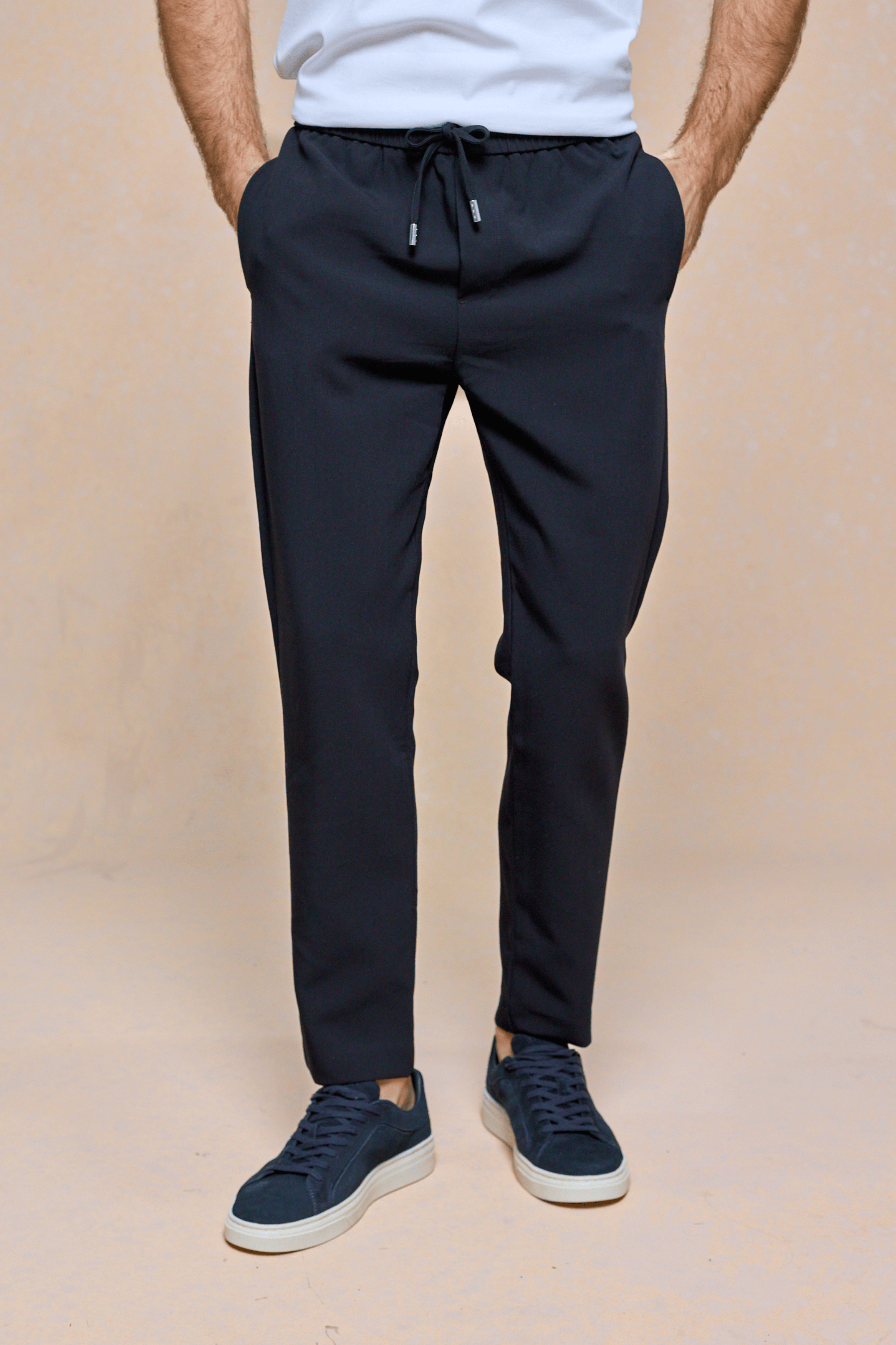 Mateo Tapered Trouser - Dark Navy