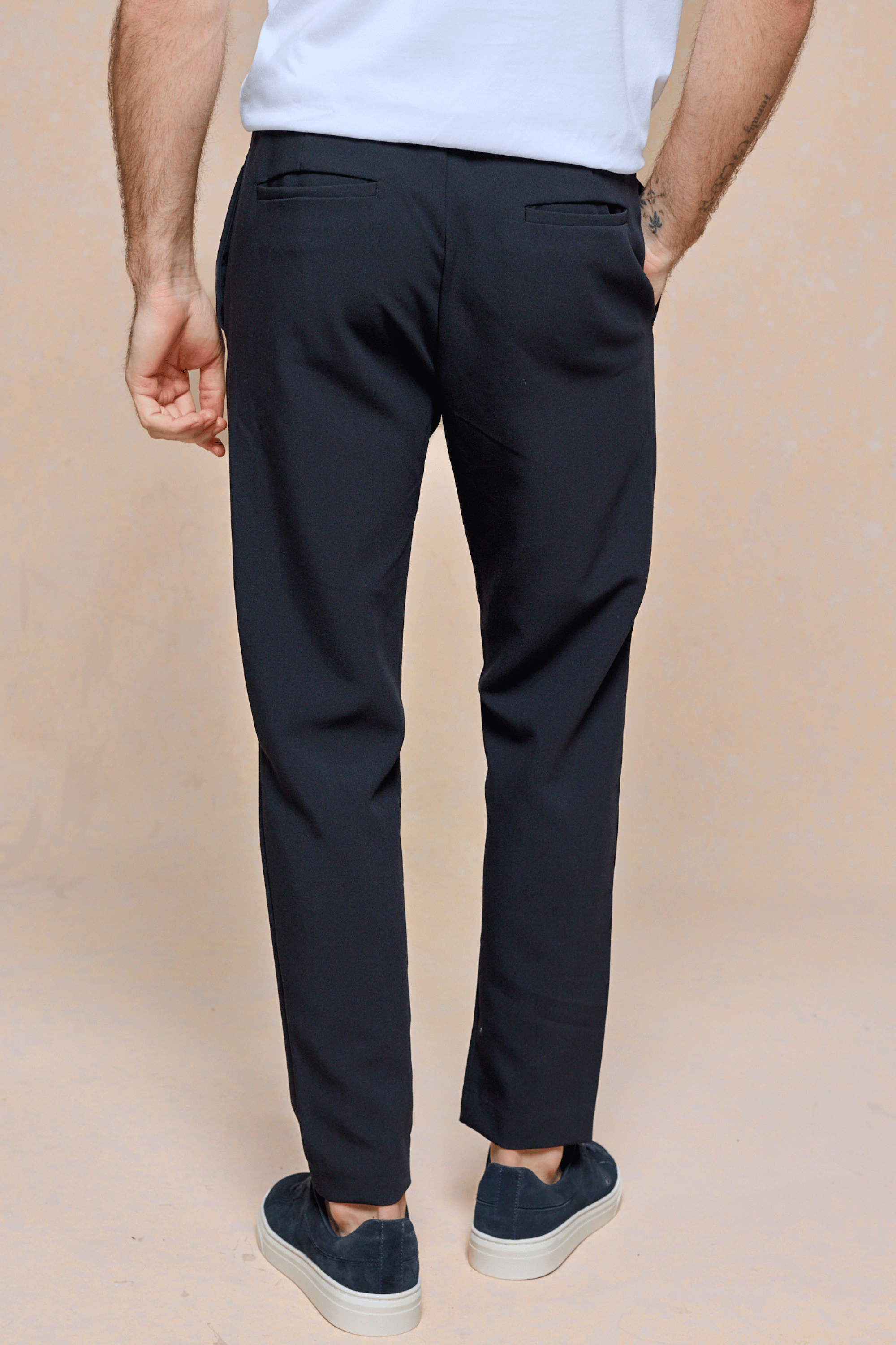 Mateo Tapered Trouser - Dark Navy