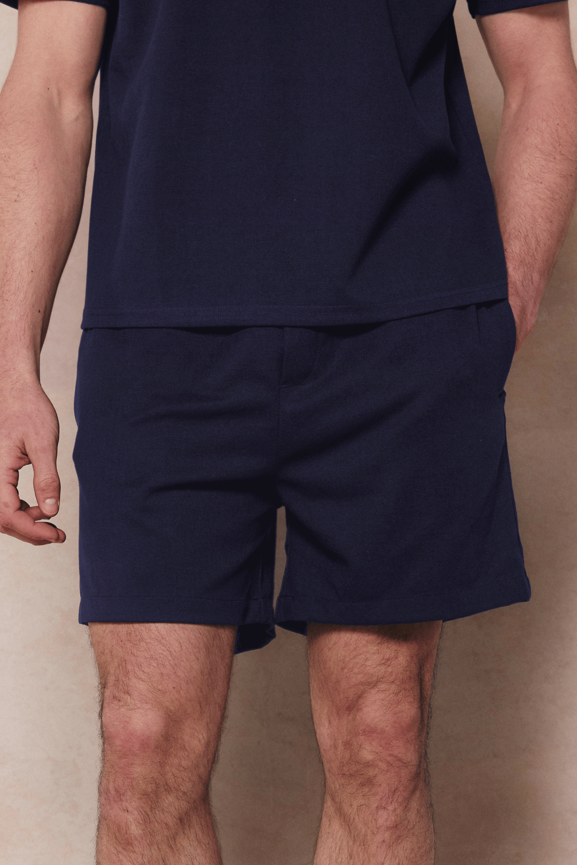 Tomas Elasticated Waist Short - Navy