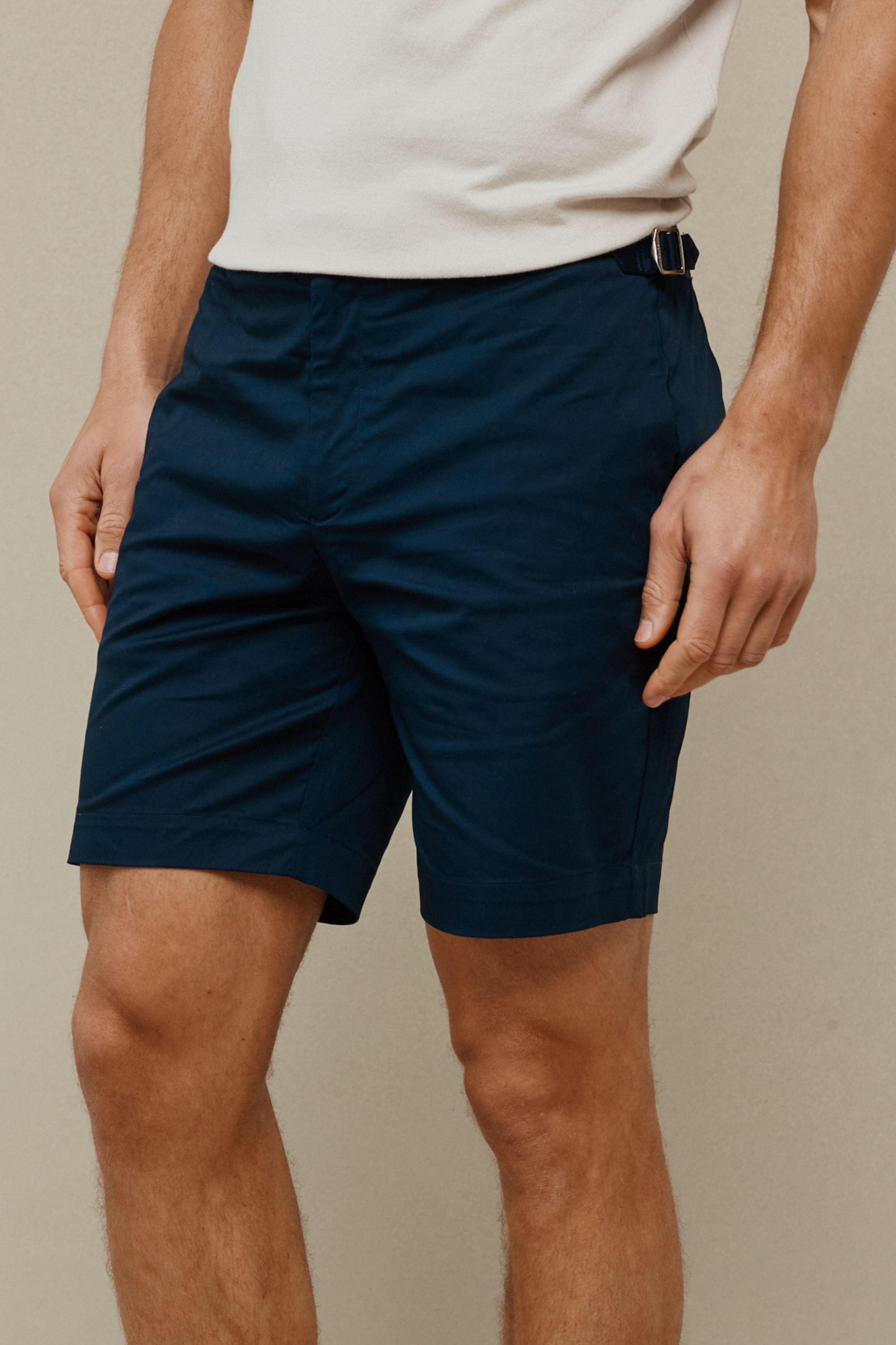Pecori Buckle Short - Navy