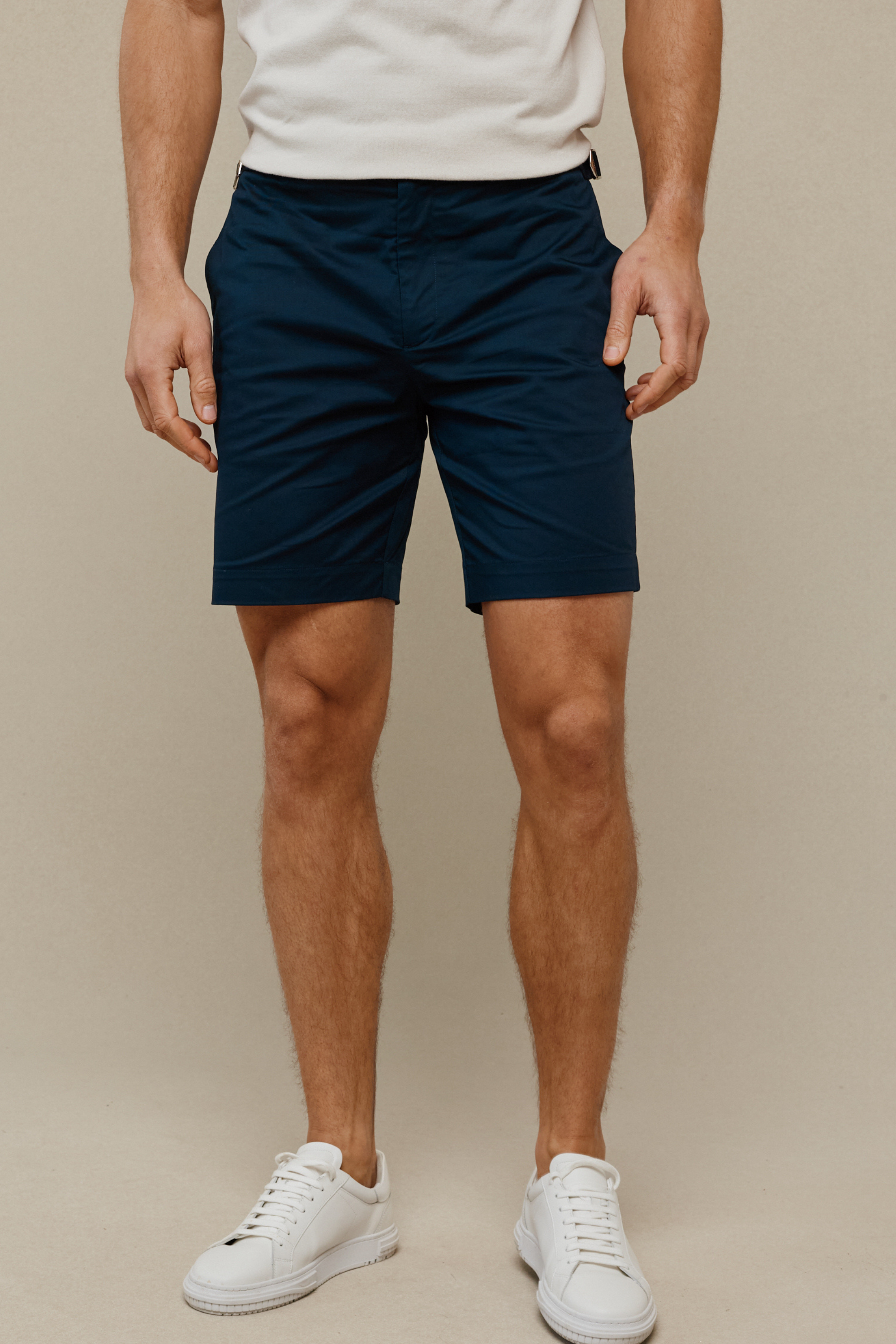 Pecori Buckle Short - Navy