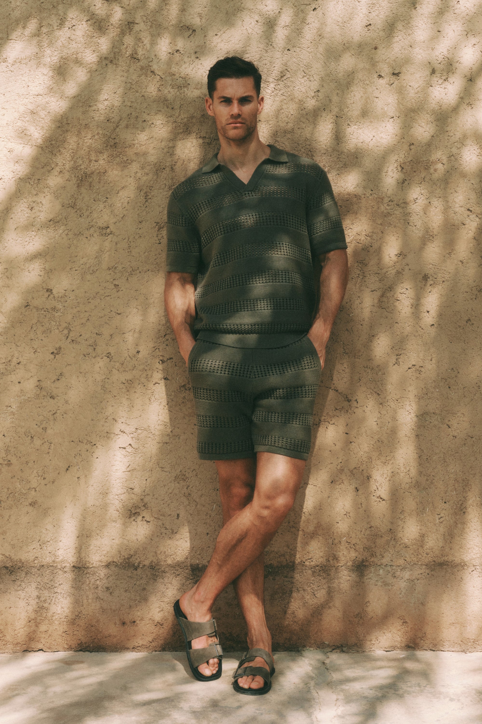Frattina Crochet Short - Sage