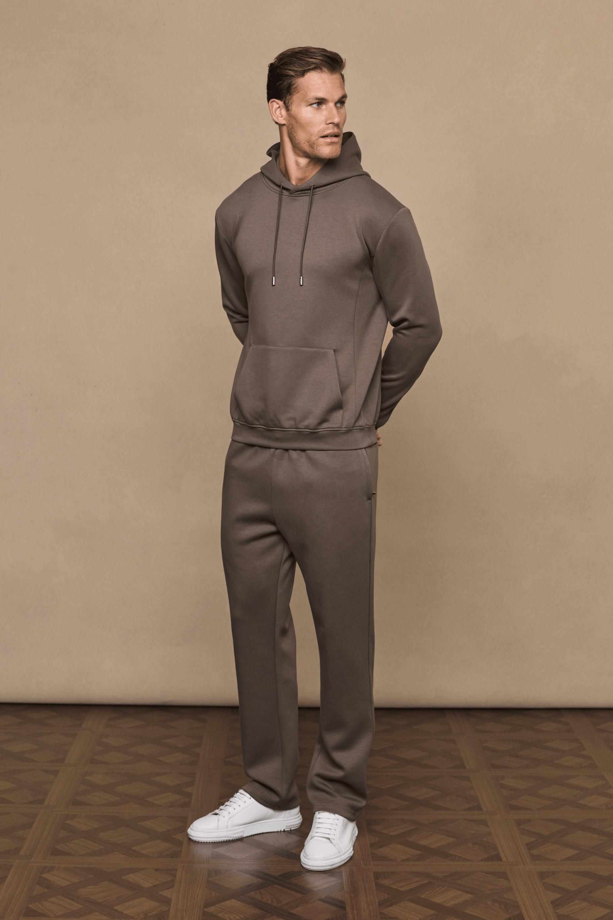 Luxe Straight Leg Jogger - Burnt Olive