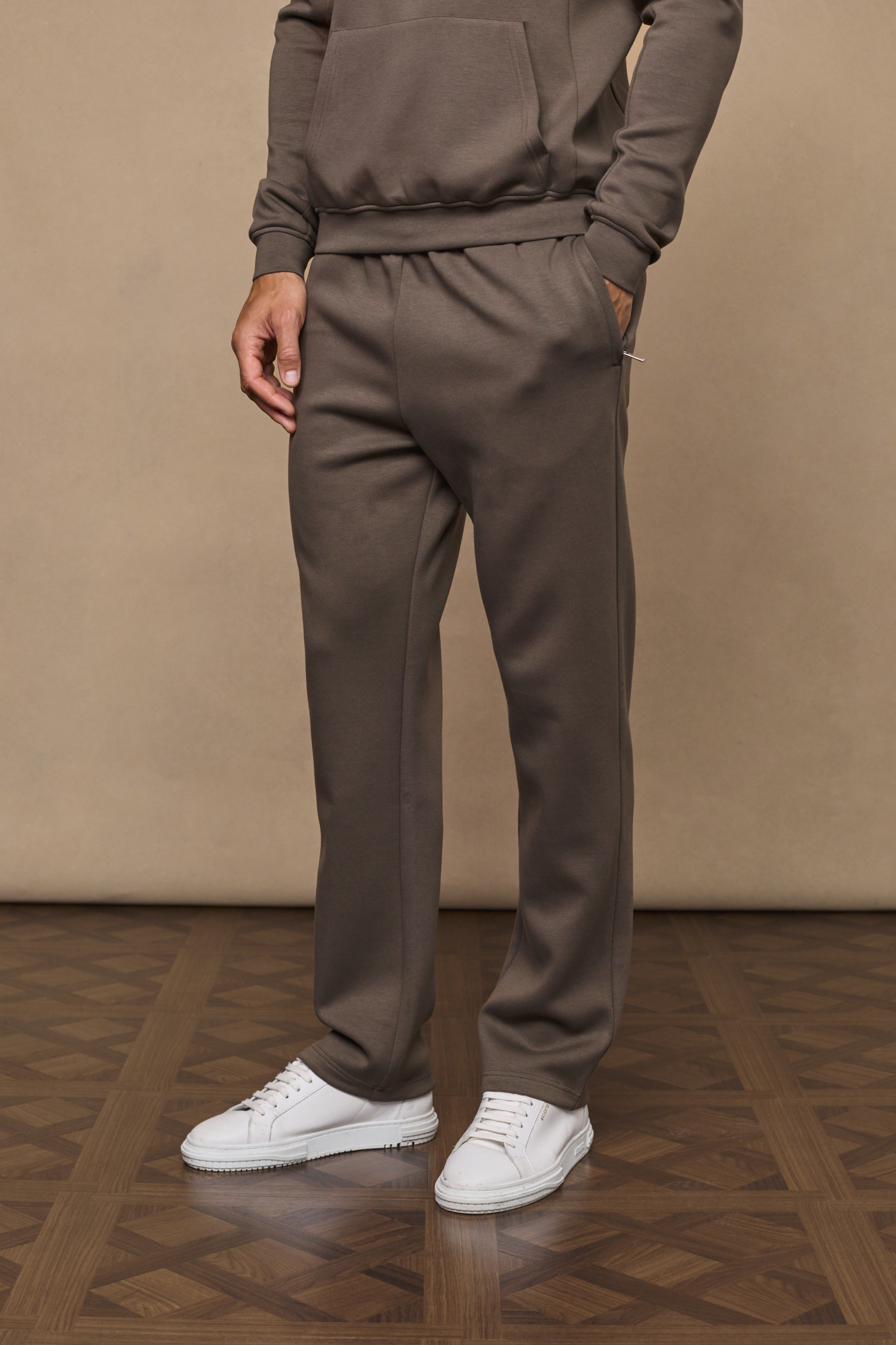 Luxe Straight Leg Jogger - Burnt Olive