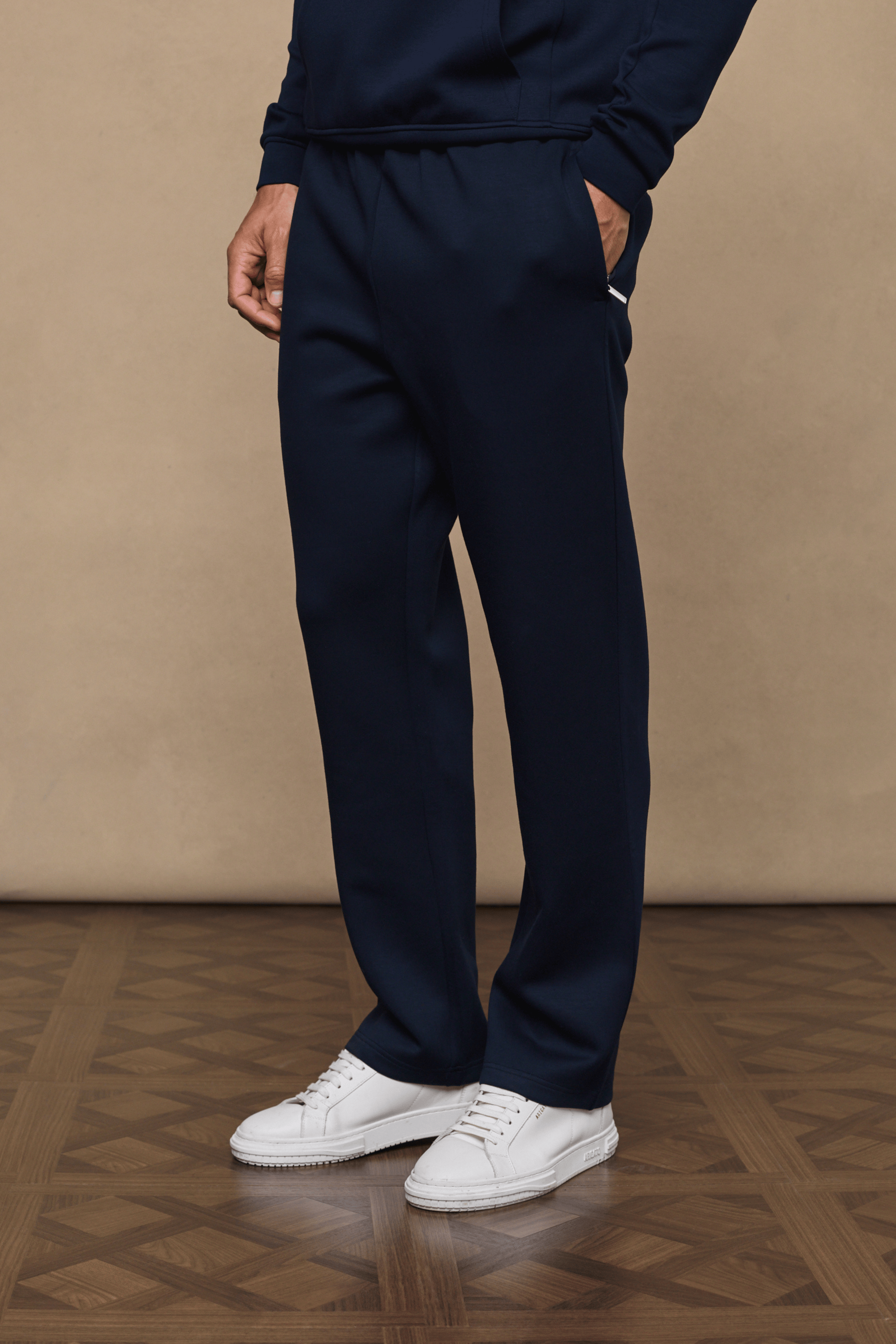 Luxe Straight Leg Jogger - Navy