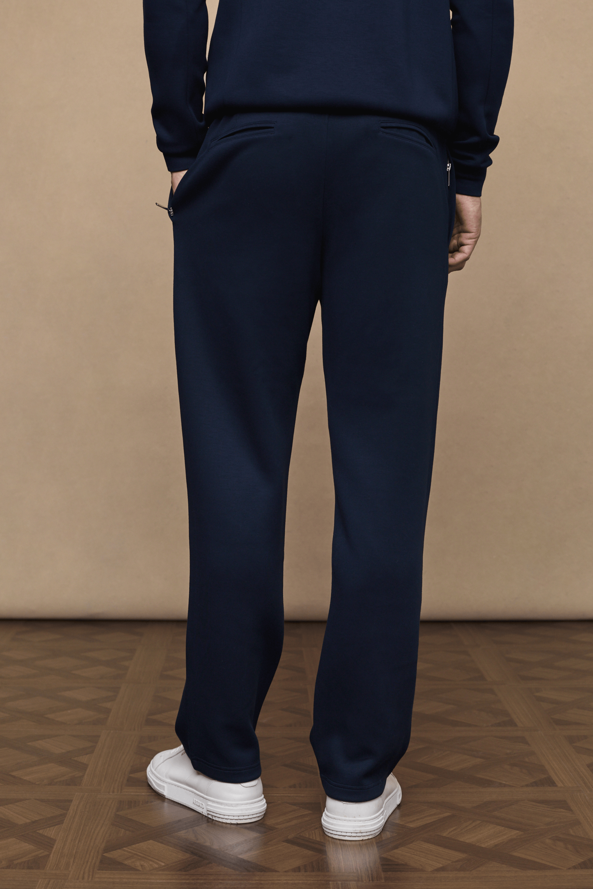 Luxe Straight Leg Jogger - Navy