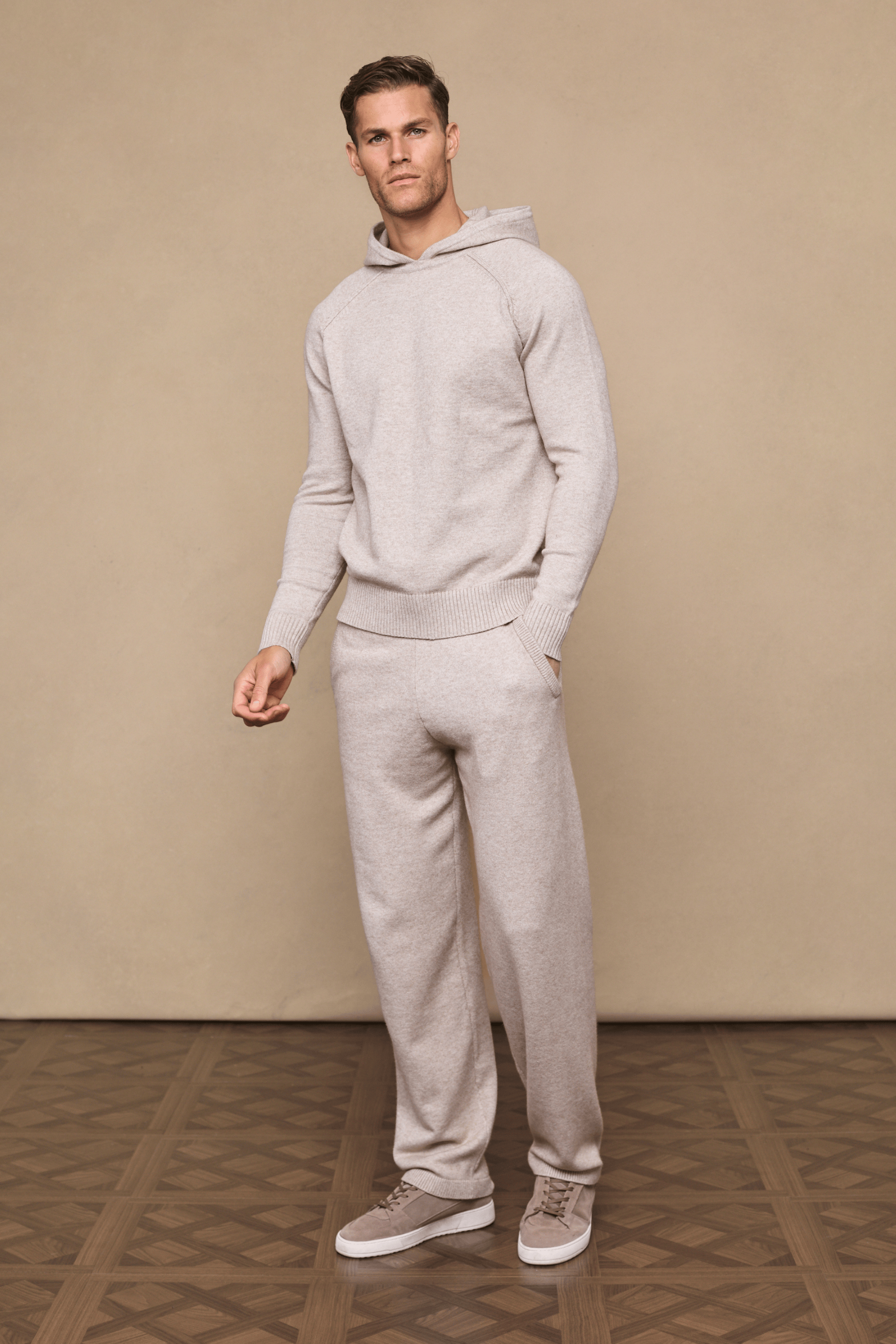 Rowan Knitted Trouser - Oatmeal