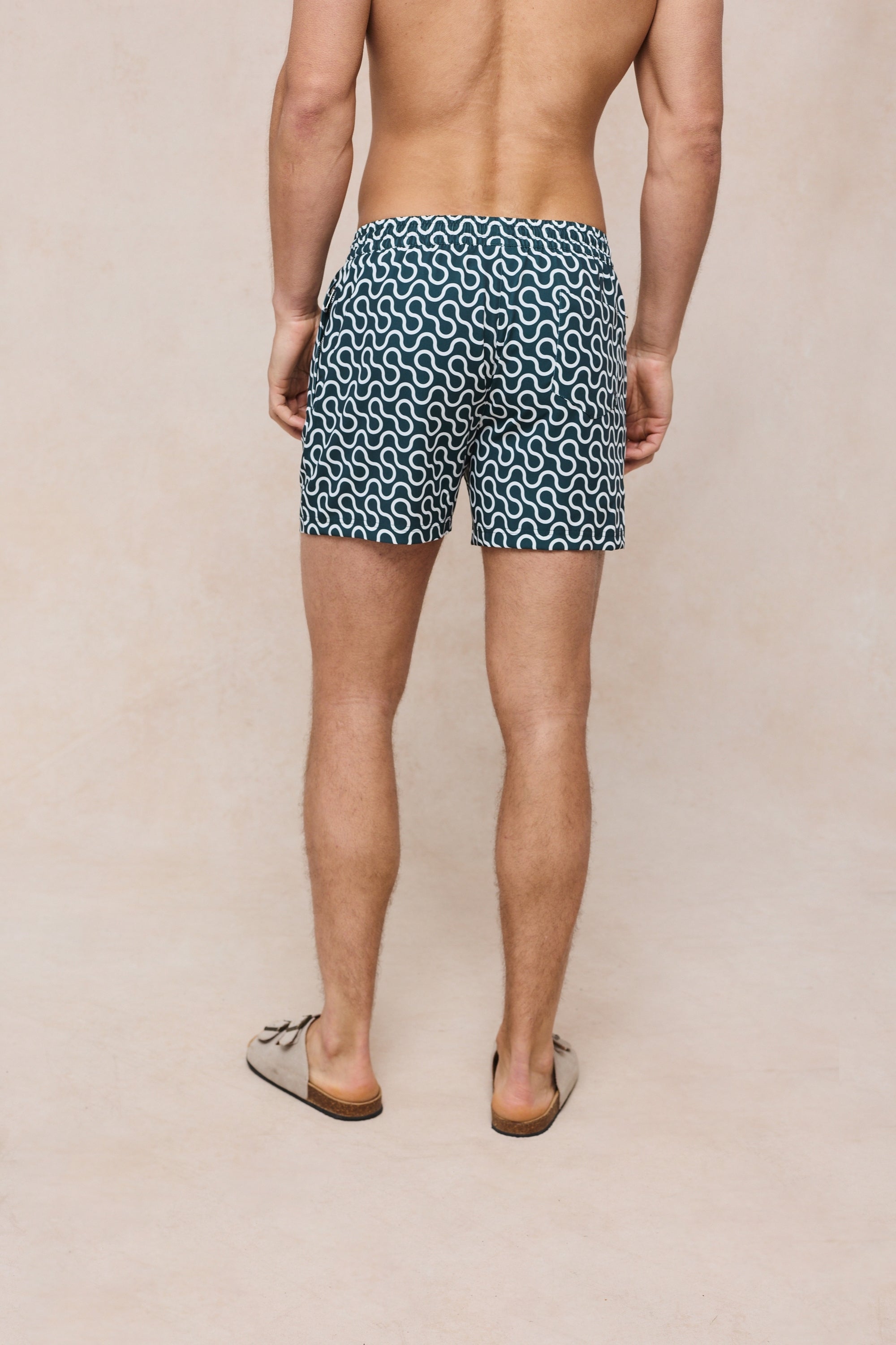 Brezza Wave Swim Short - Green