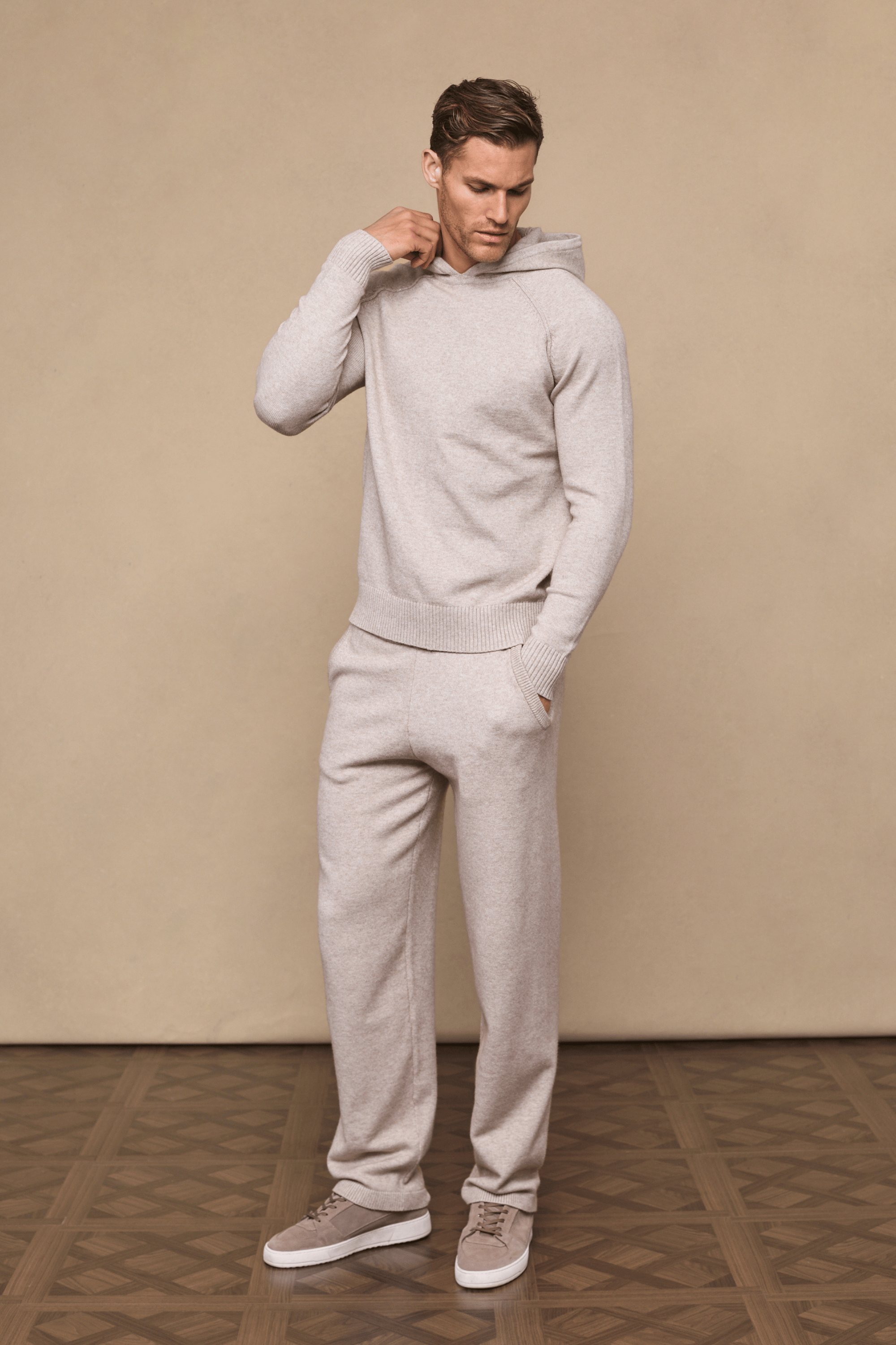 Rowan Knitted Trouser - Oatmeal