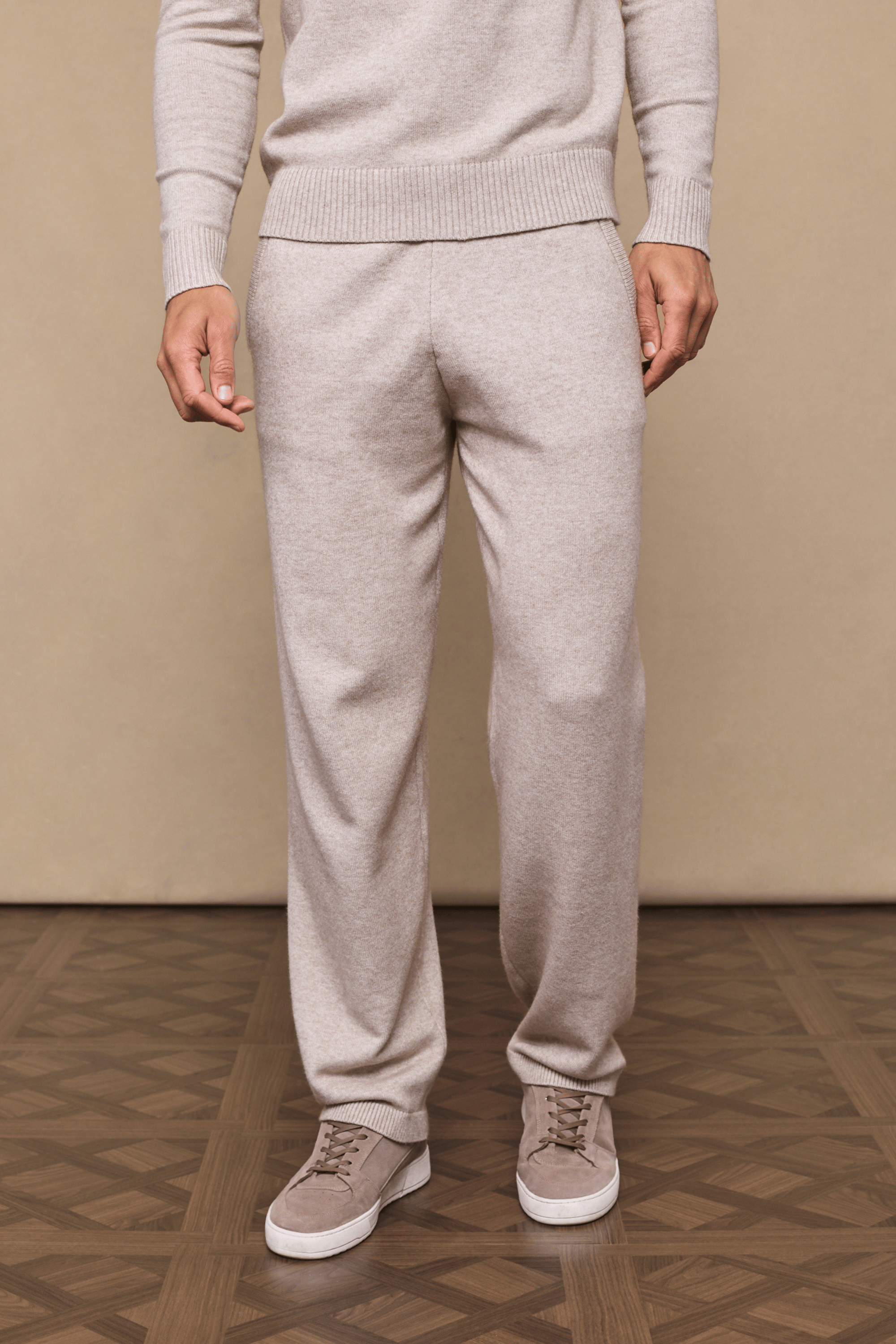 Rowan Knitted Trouser - Oatmeal