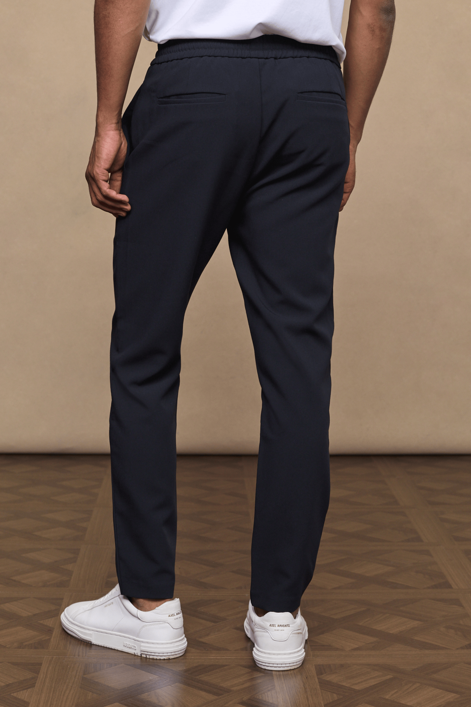 Emilio Everyday Tapered Trouser - Dark Navy