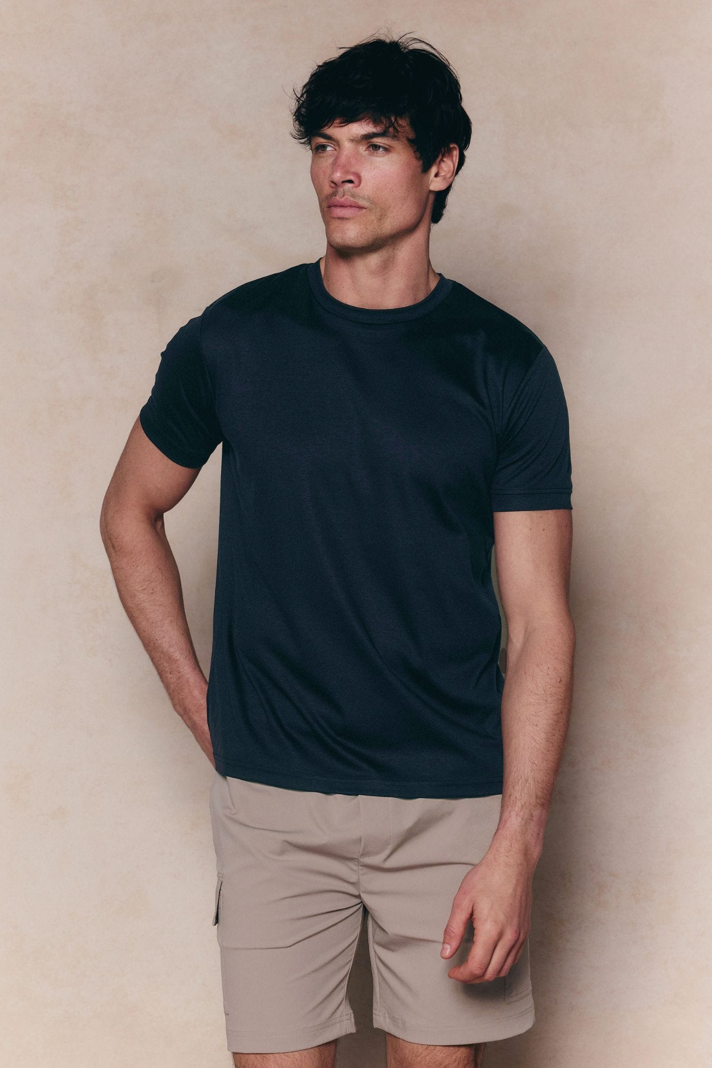 Milo Cargo Tech Shorts - Beige