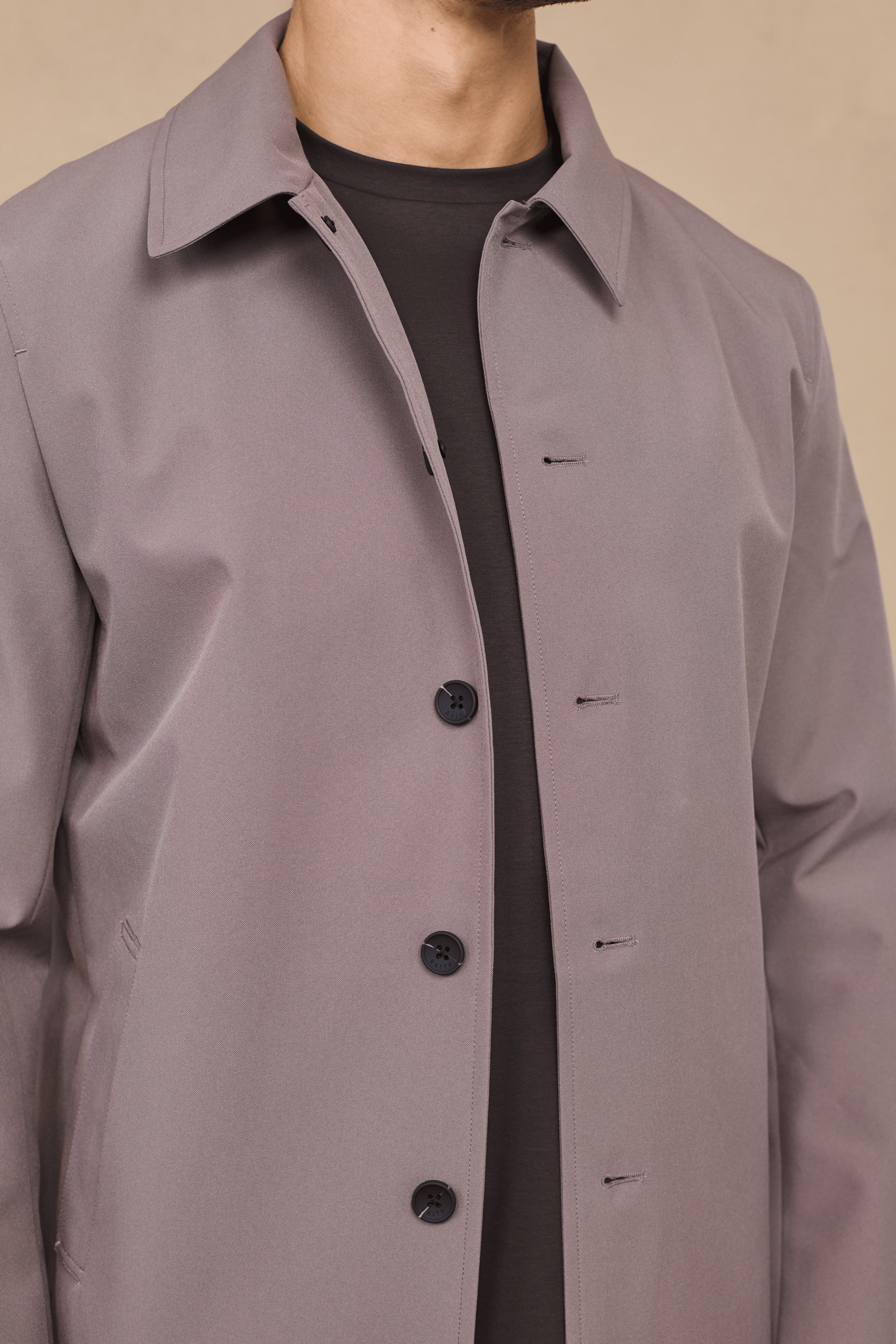 Portica Trench Coat - Mushroom