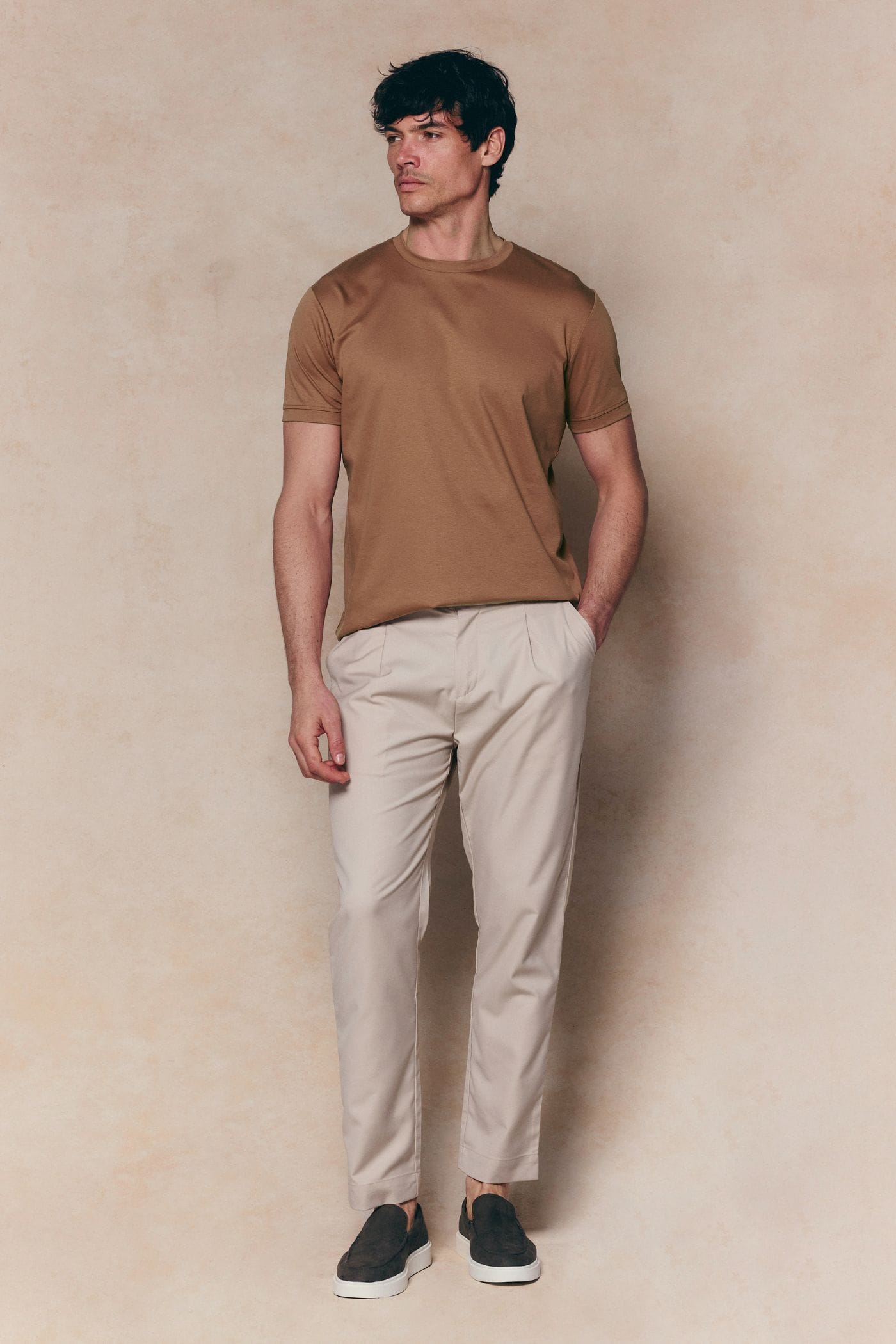 Jasper Tailored Trouser - Beige