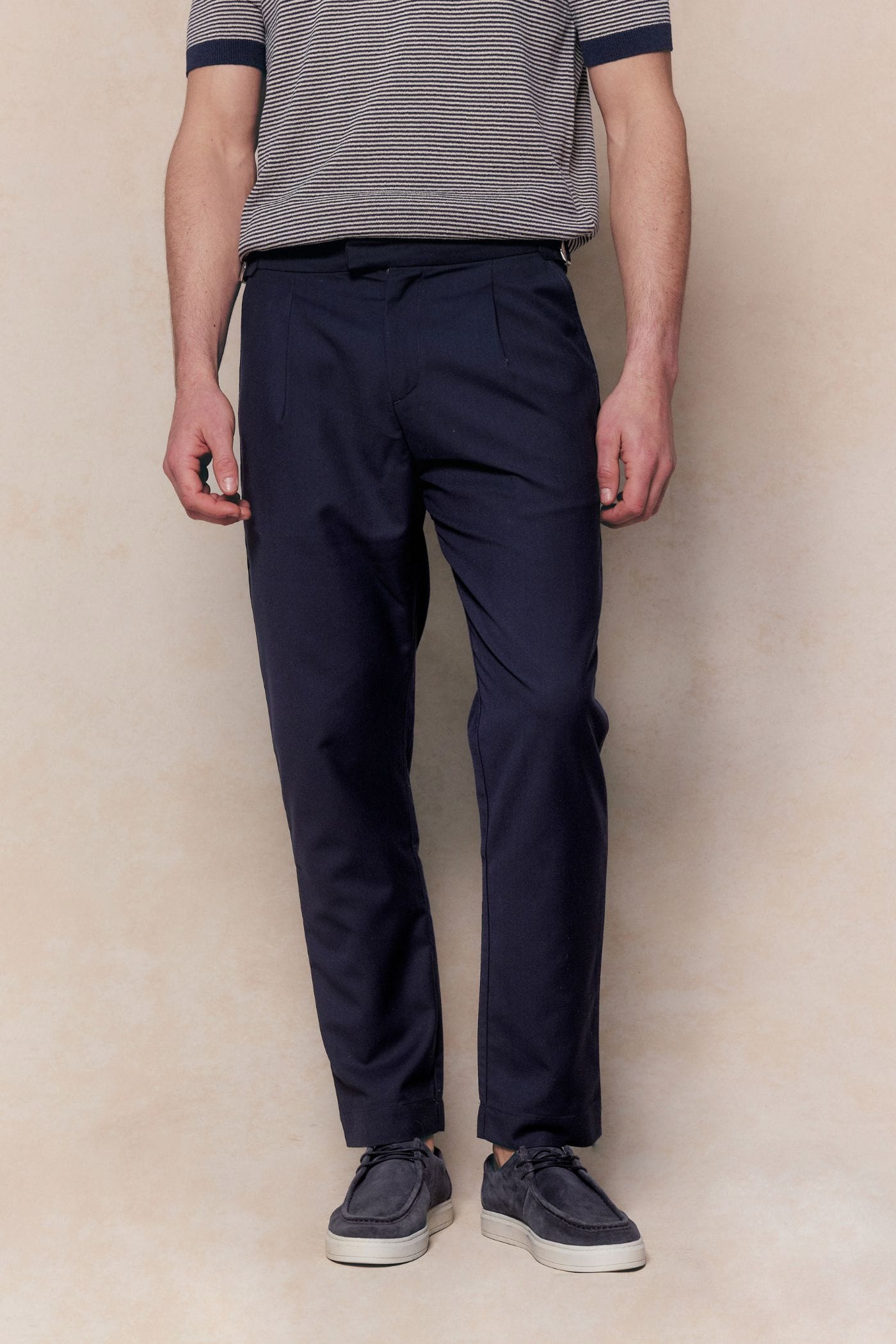 Jasper Tailored Trouser - Navy