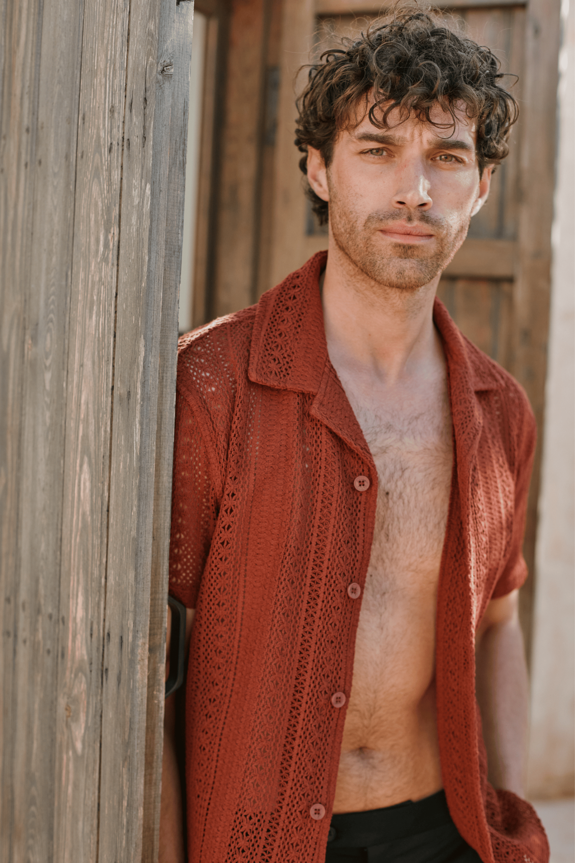 Solle Häkelhemd - Rost