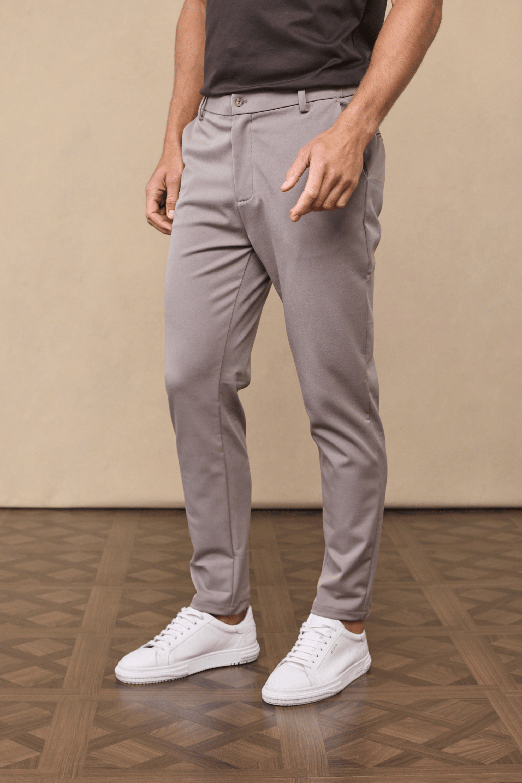 Hugo Everyday Tapered Trouser - Warm Grey