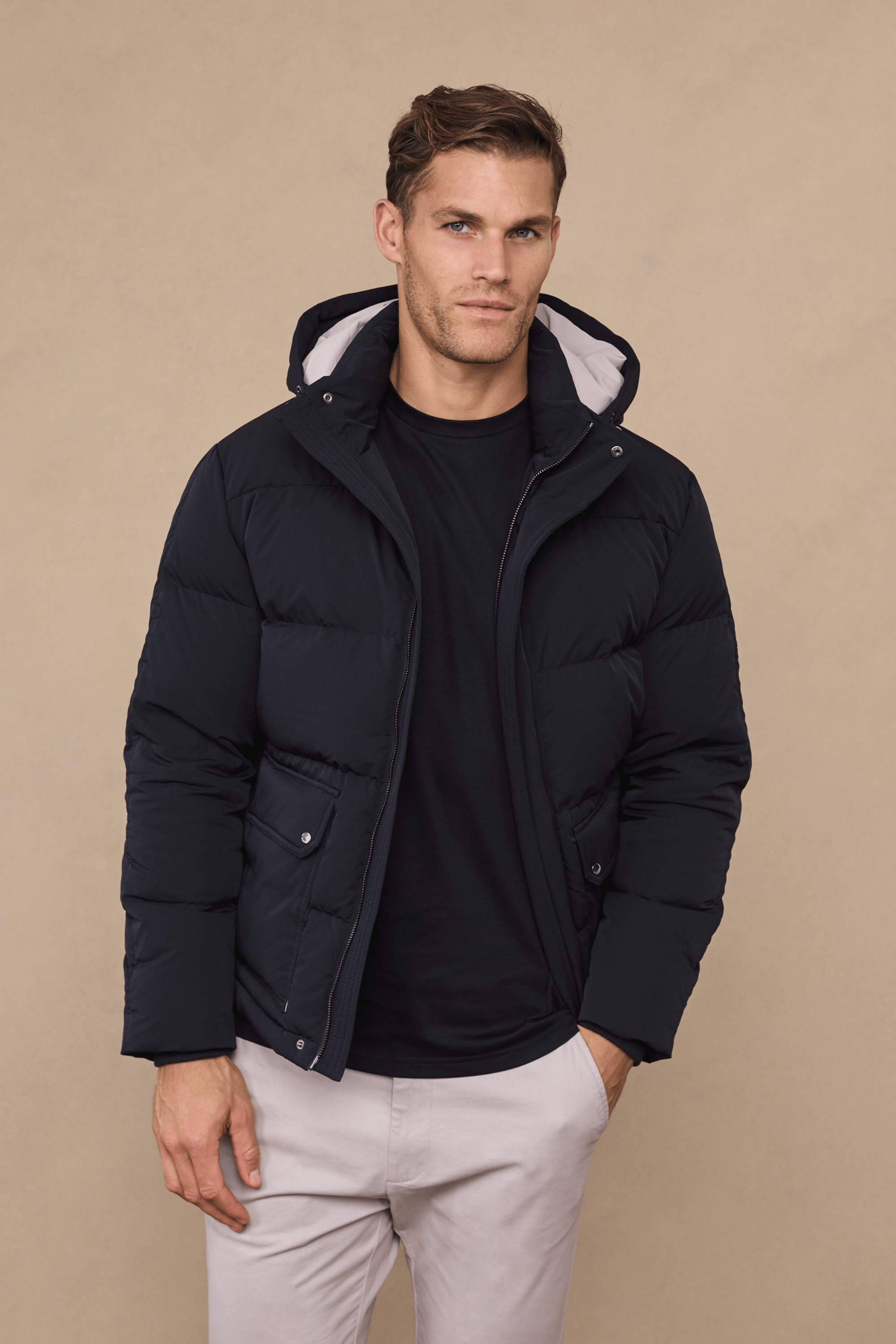 Everetto Down Filled Puffer Coat - Black