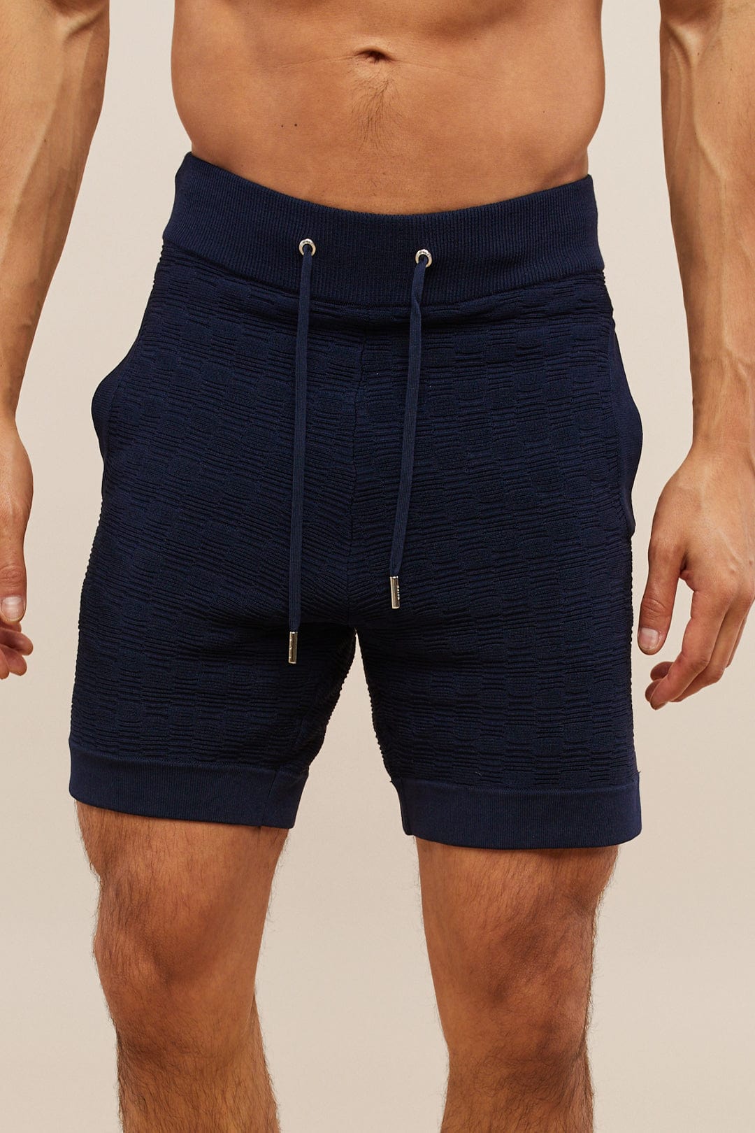 Ezra Knitted Short - Navy