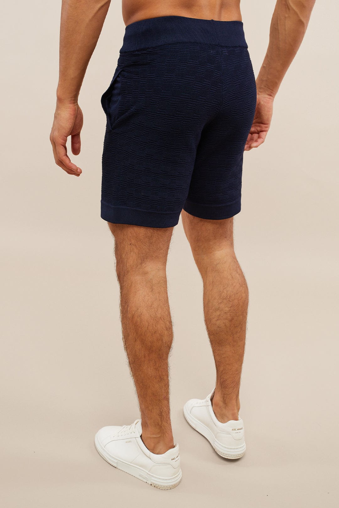 Ezra Knitted Short - Navy