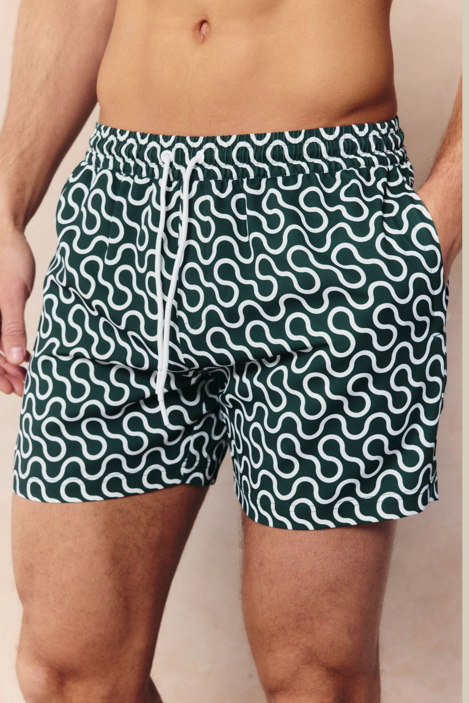 Brezza Wave Swim Short - Green