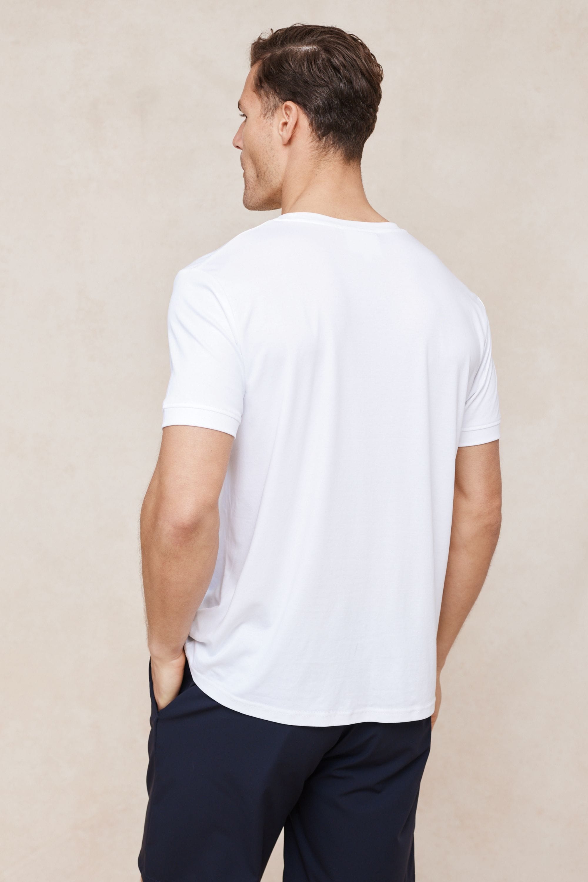 Luxe Mercerised T-Shirt - White