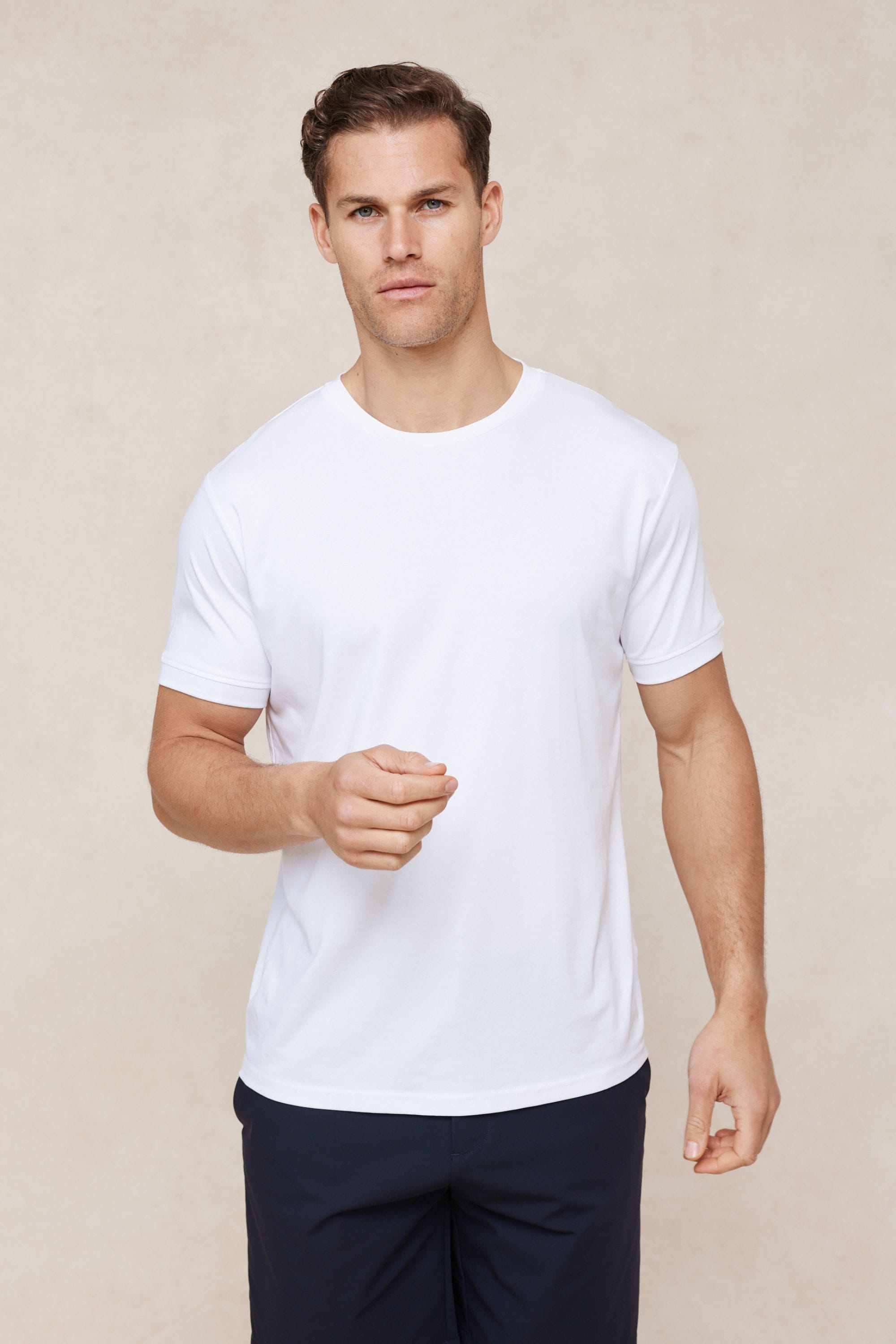 Luxe Mercerised T-Shirt - White