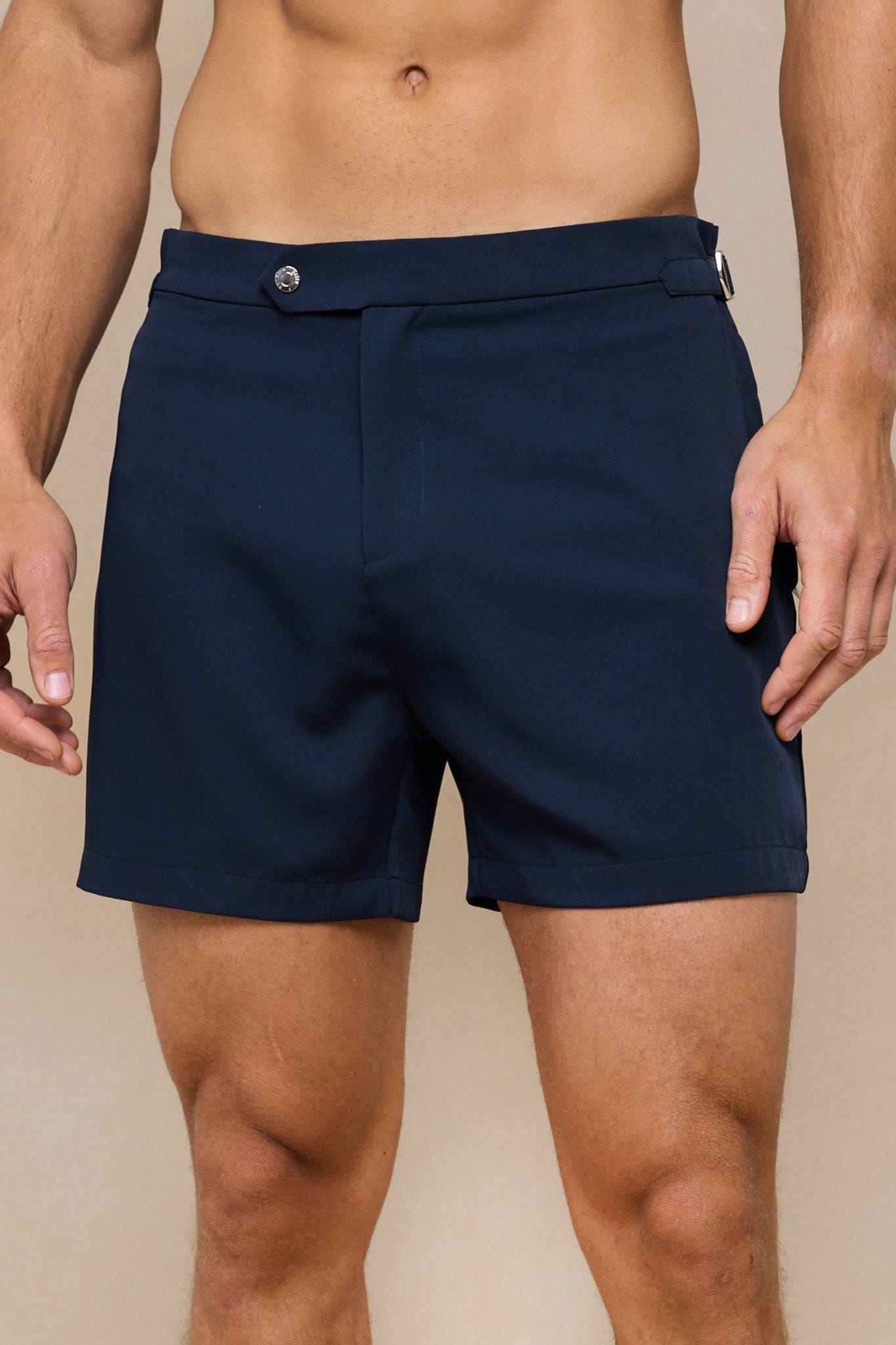 Barco Buckle Badeshorts - Marineblau