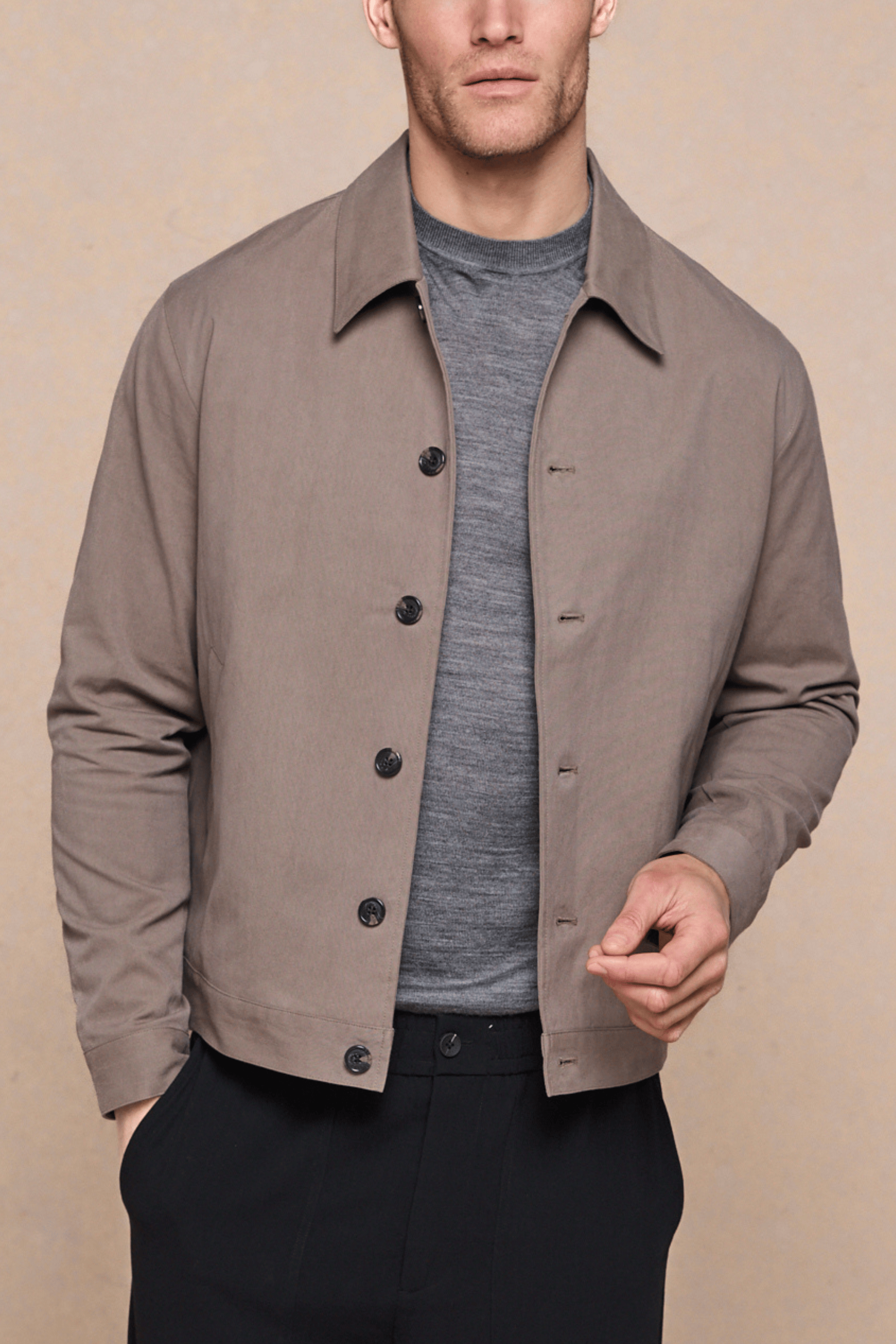 Riccardo Jacket - Taupe