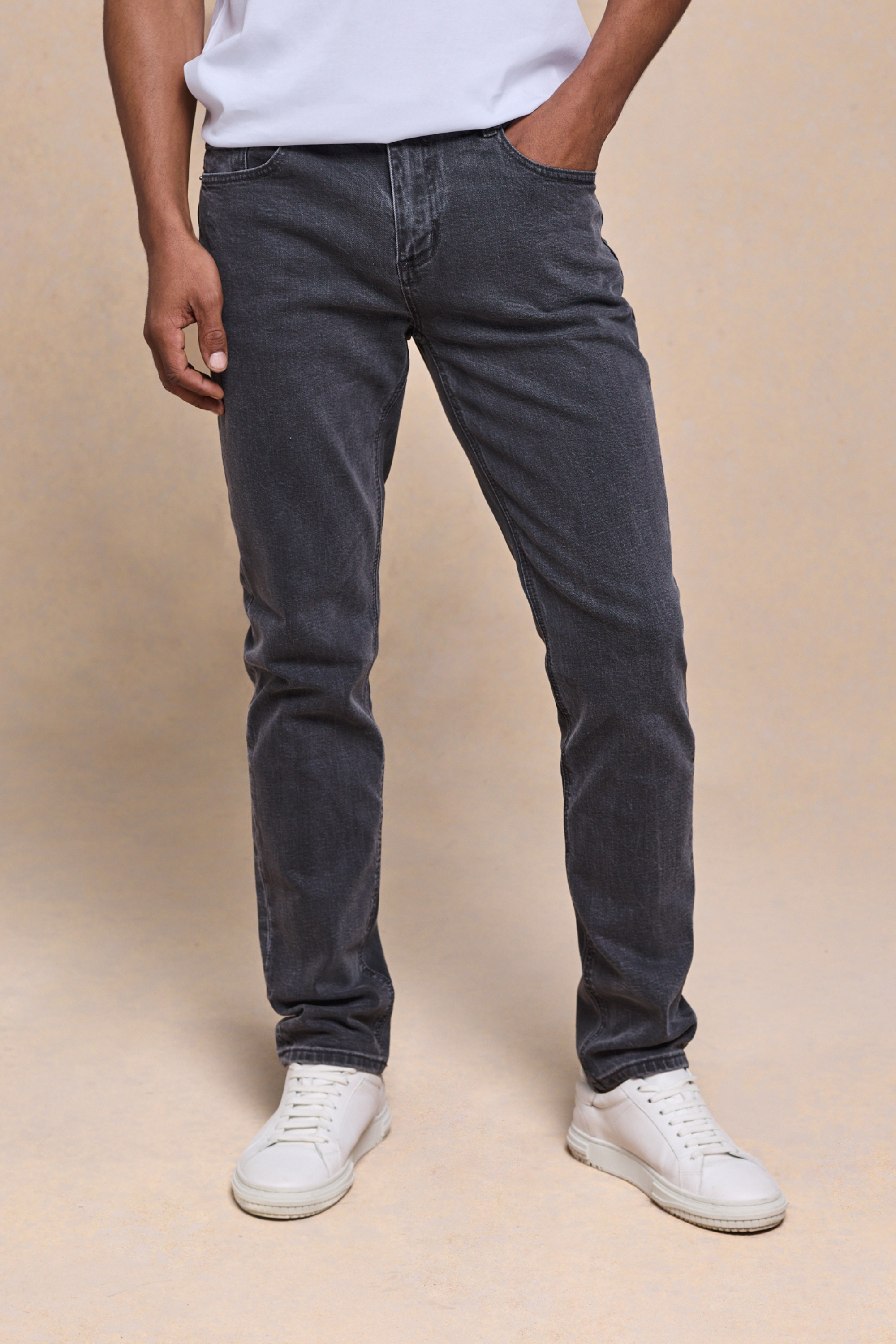 Marco Washed Jean - Washed Grey