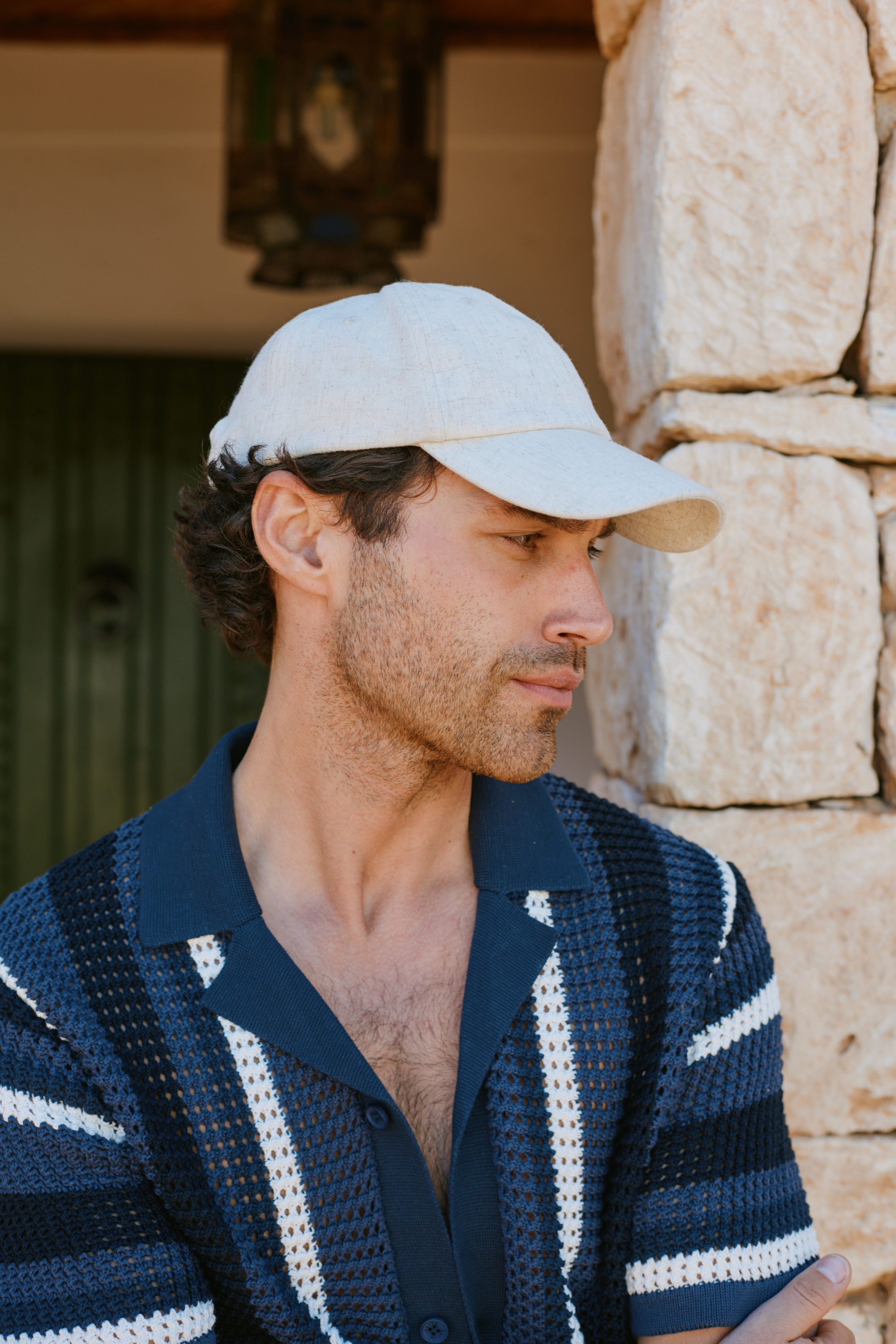 Linen Cap - Oatmeal