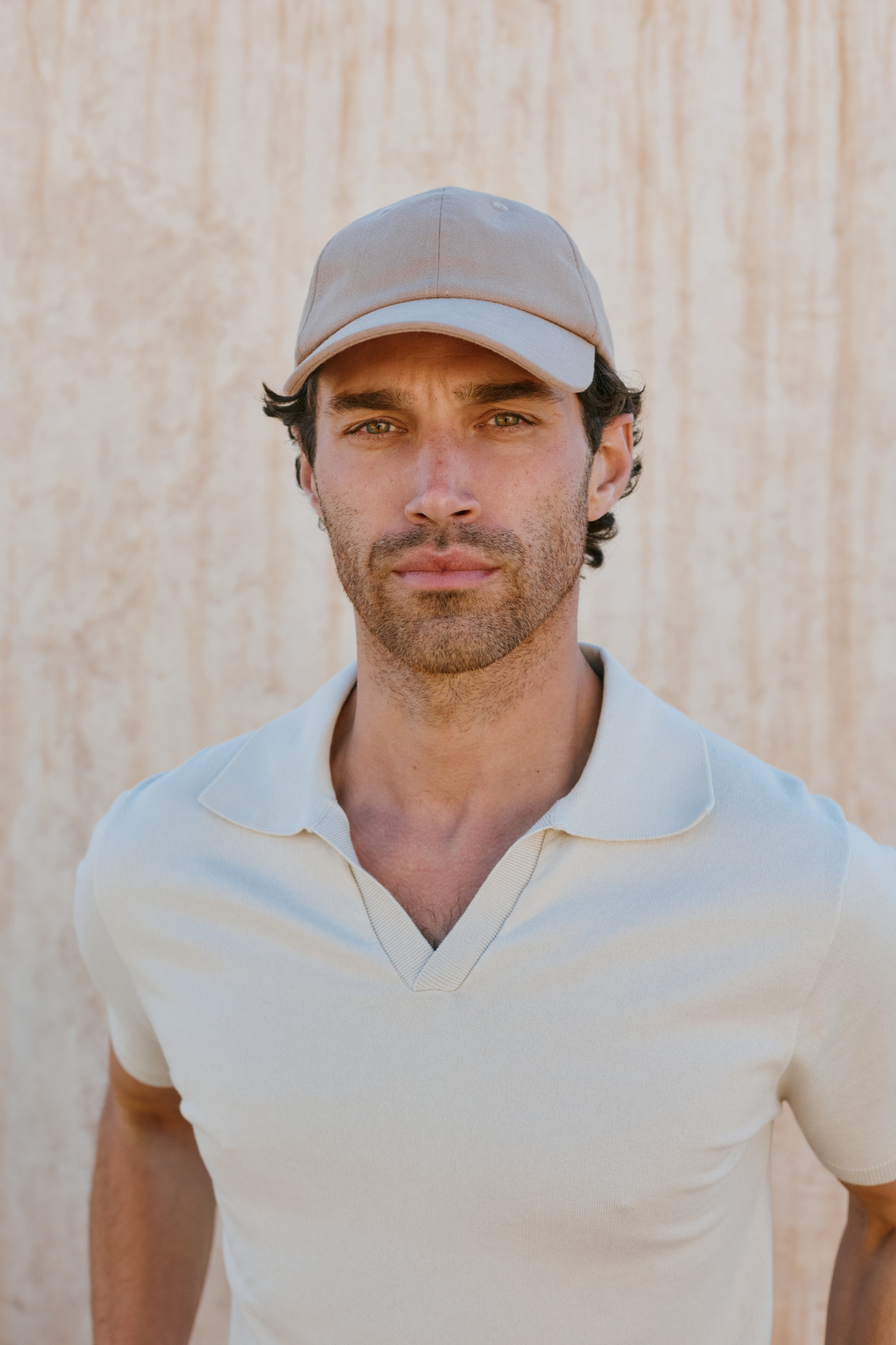 Linen Cap - Beige