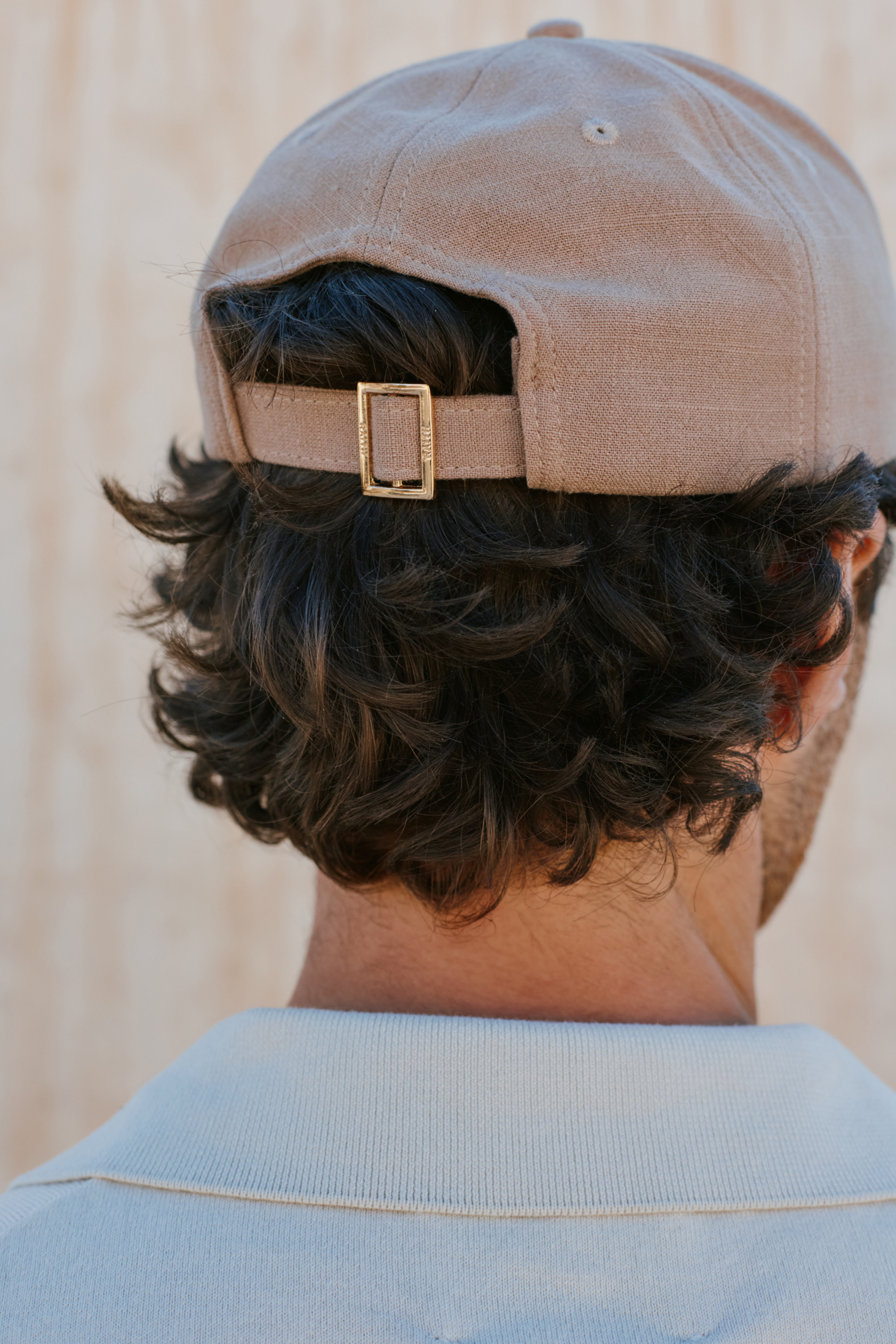 Linen Cap - Beige