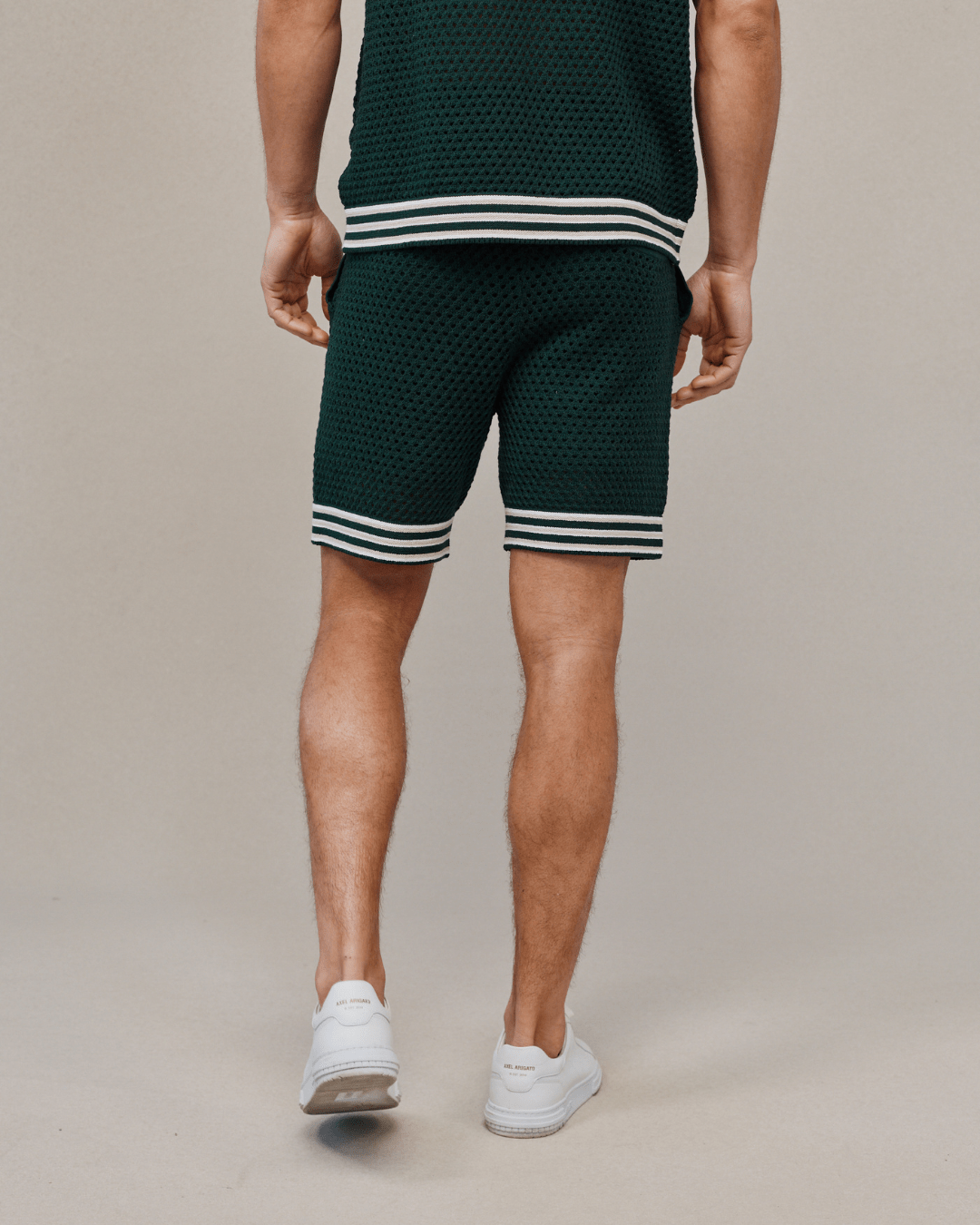 Cipressi Crochet Knit Short - Green