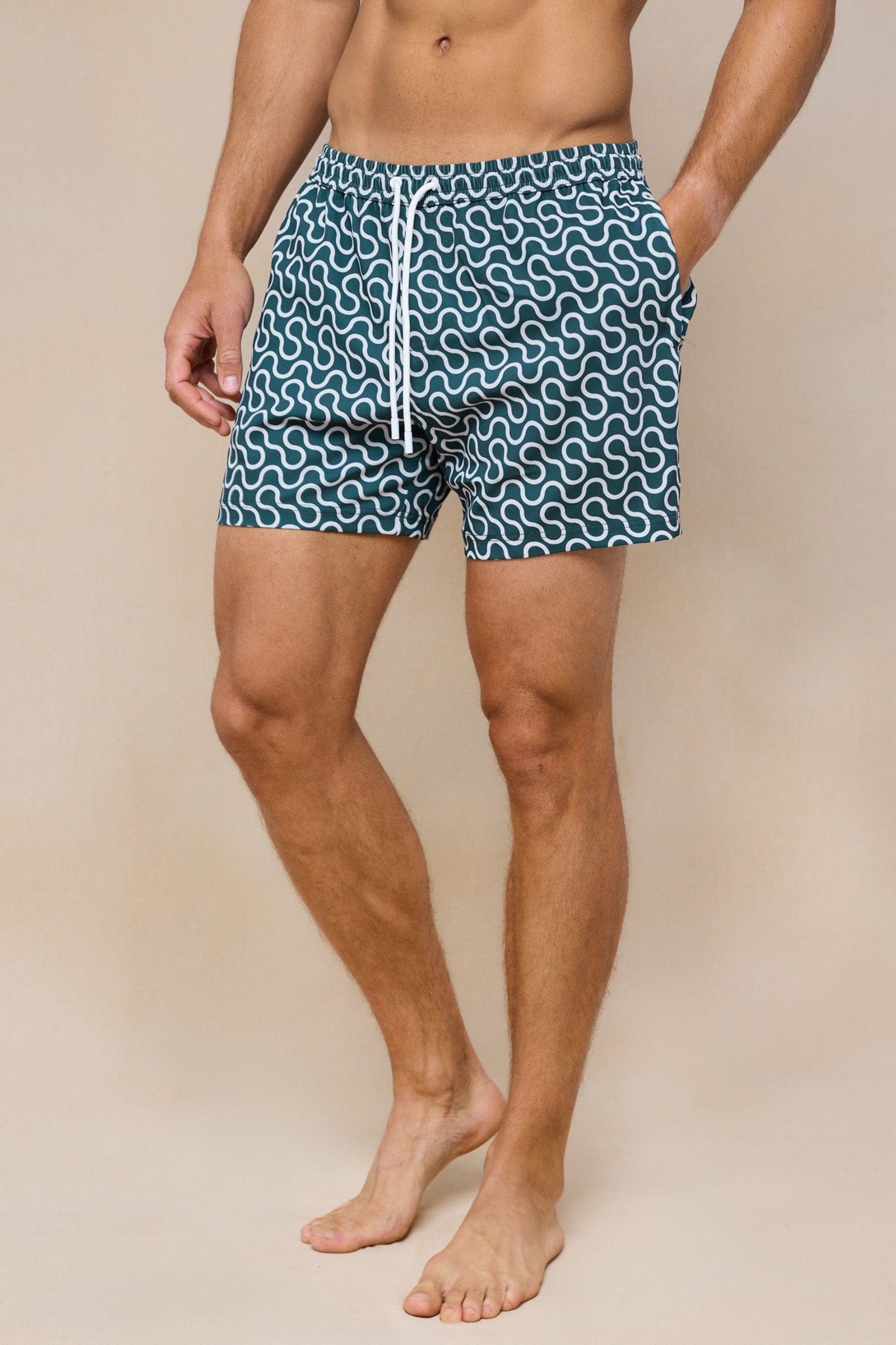 Brezza Wave Badeshorts - Grün