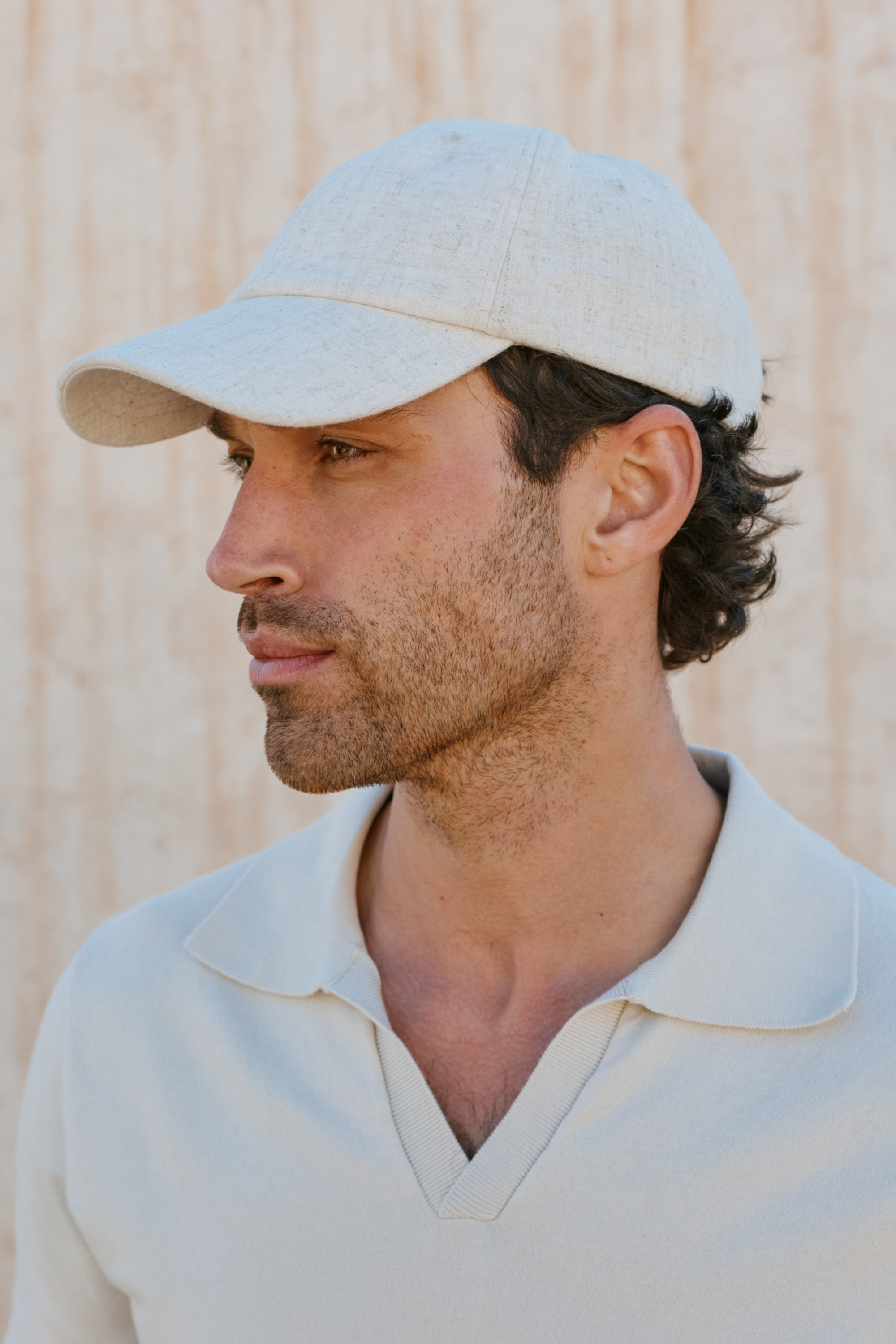 Linen Cap - Oatmeal