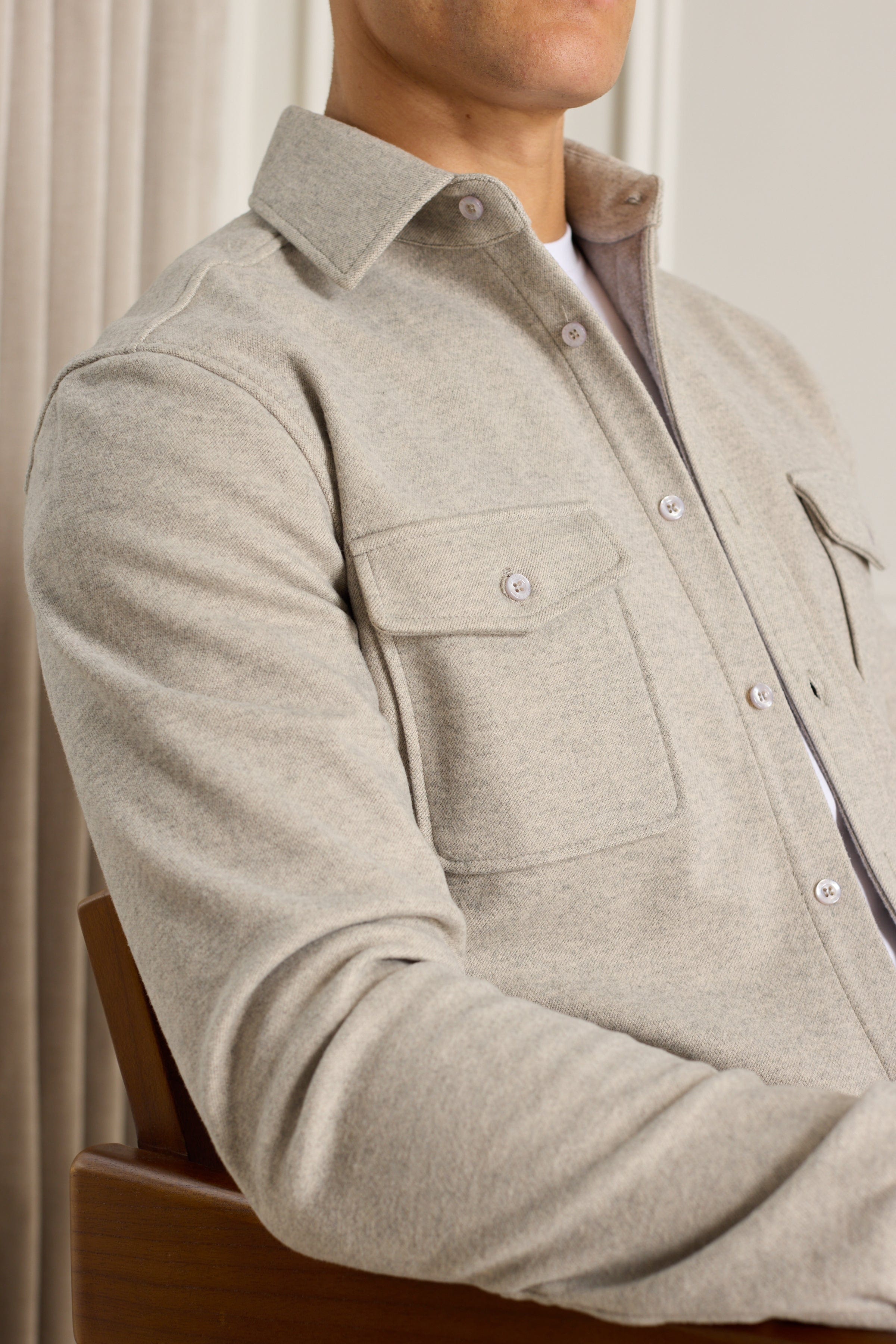 Elijah Overshirt - Oatmeal