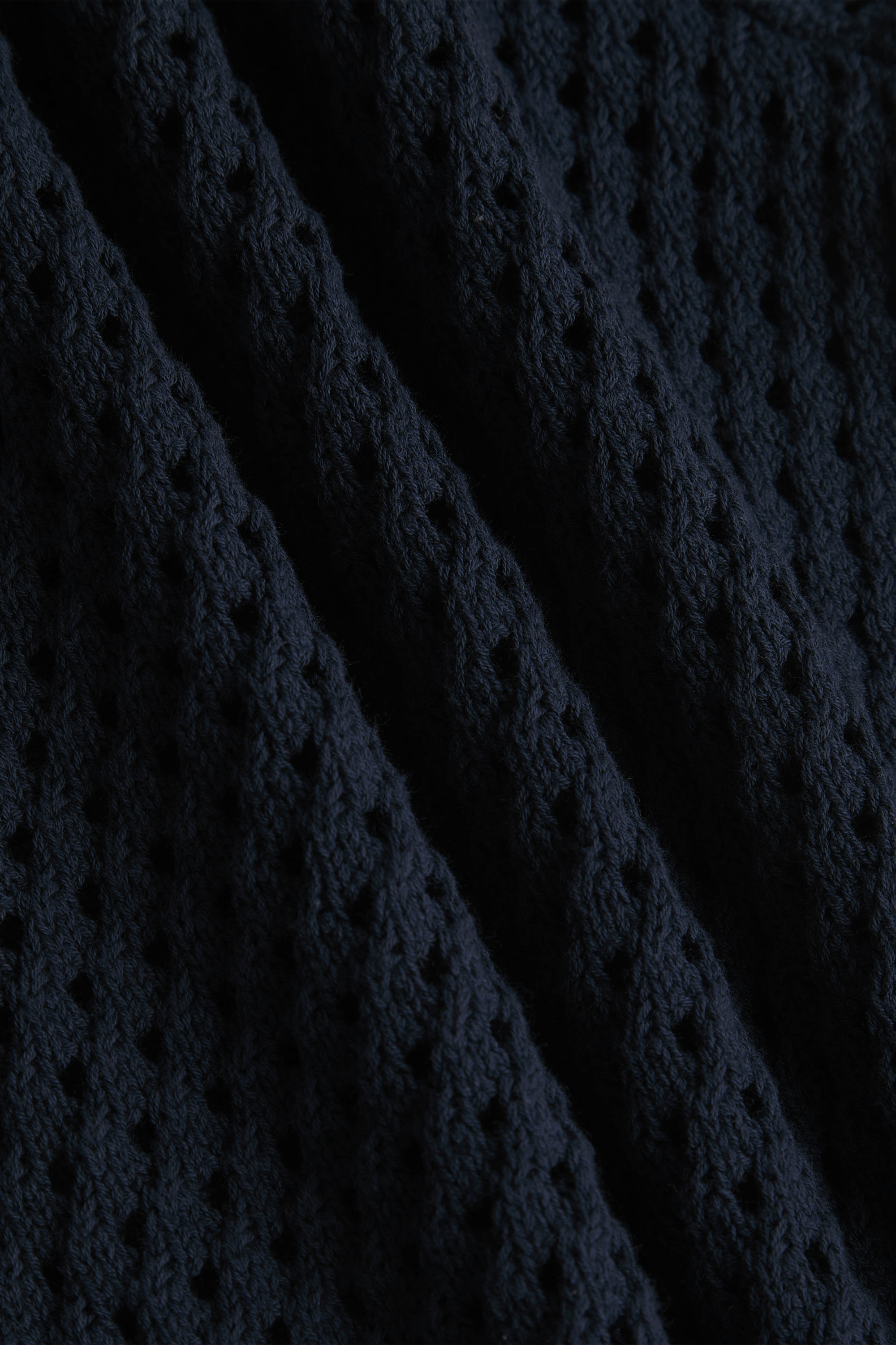 Cipressi Häkelstrickshorts - Marineblau