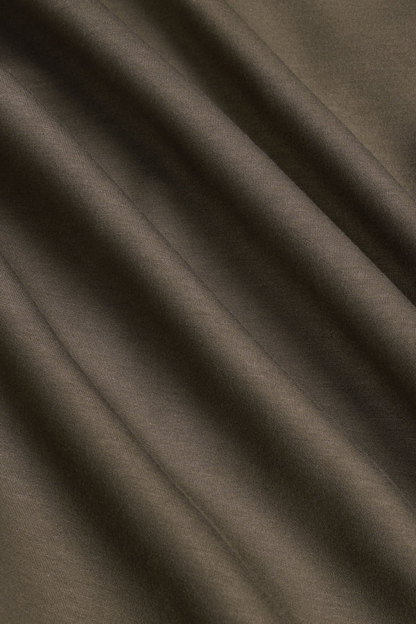 Luxe Zip Through Jacket - Burnt Olive