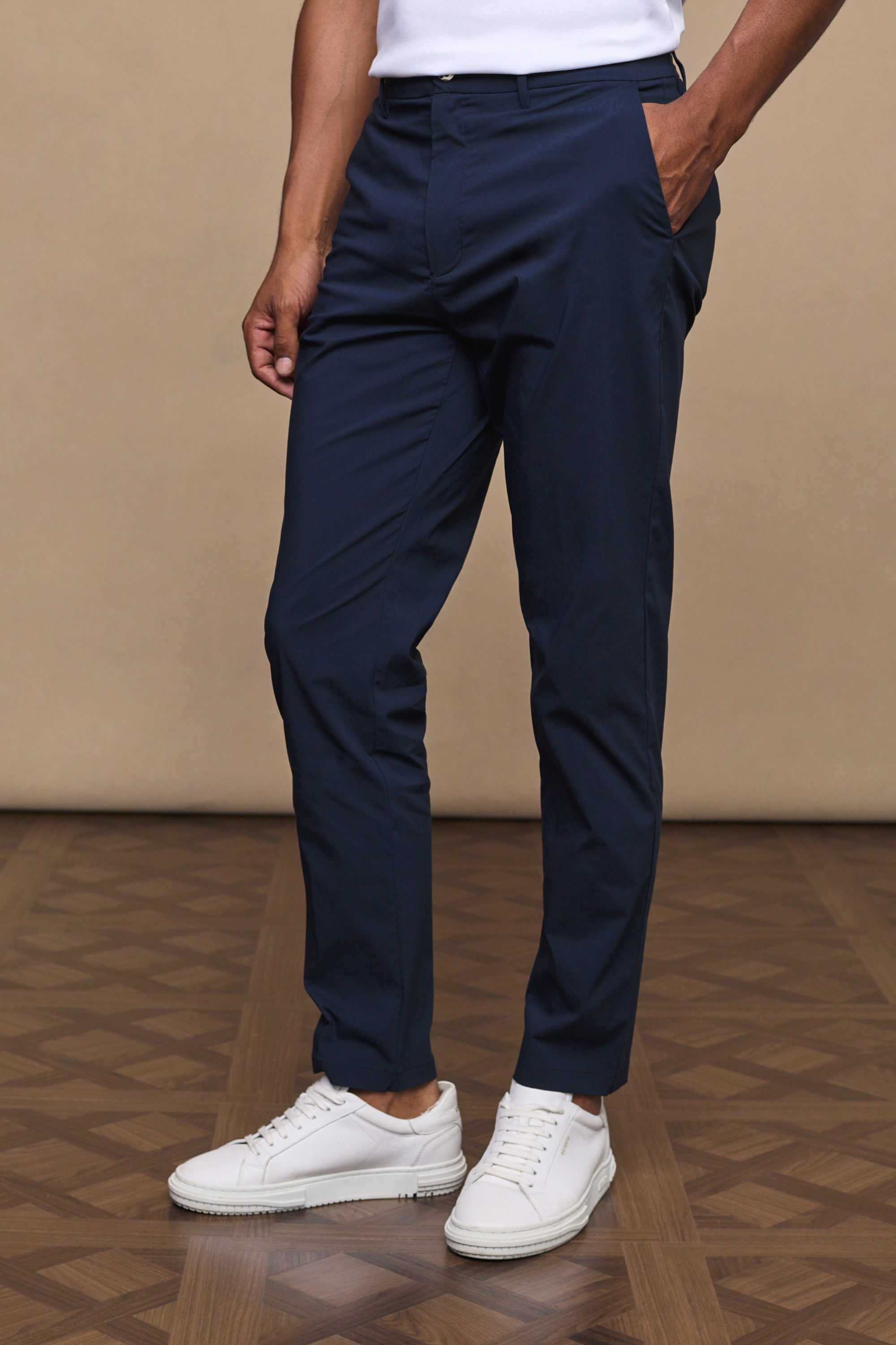 Enzo Hybrid Trouser - Dark Navy