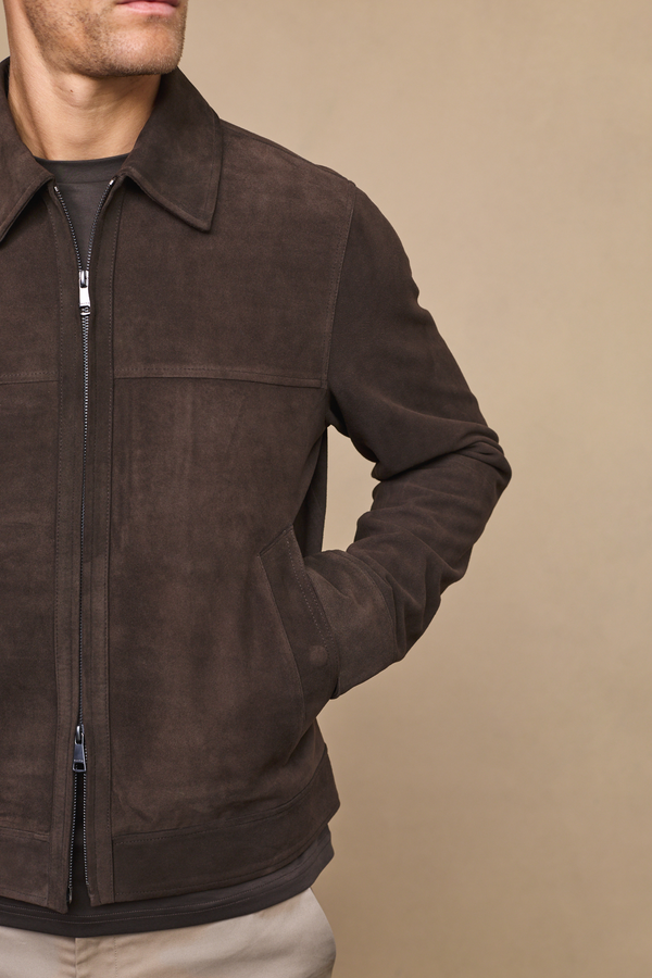 Raith Bruno Suede Jacket - Brown