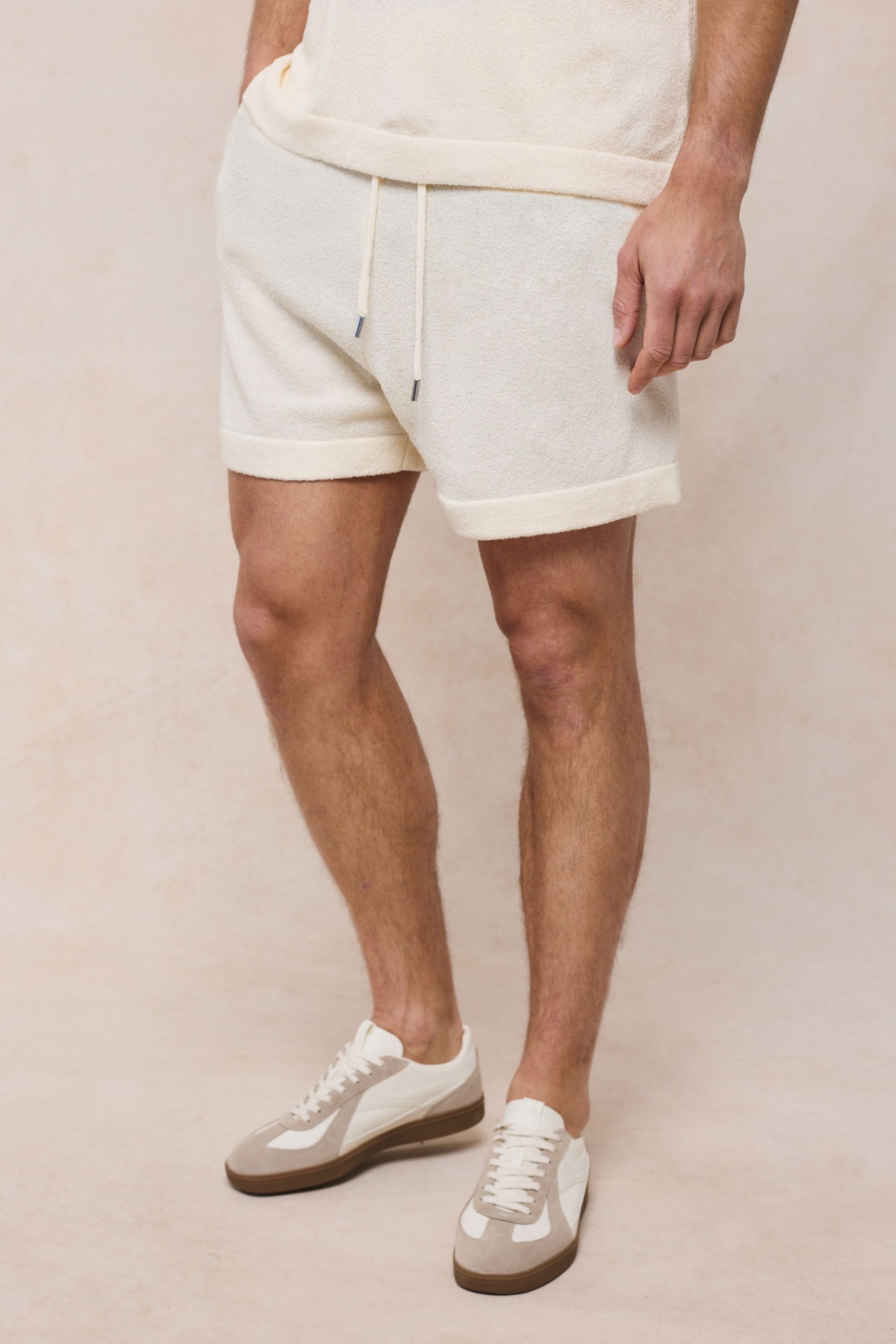 Miguel Boucle Short - Ecru