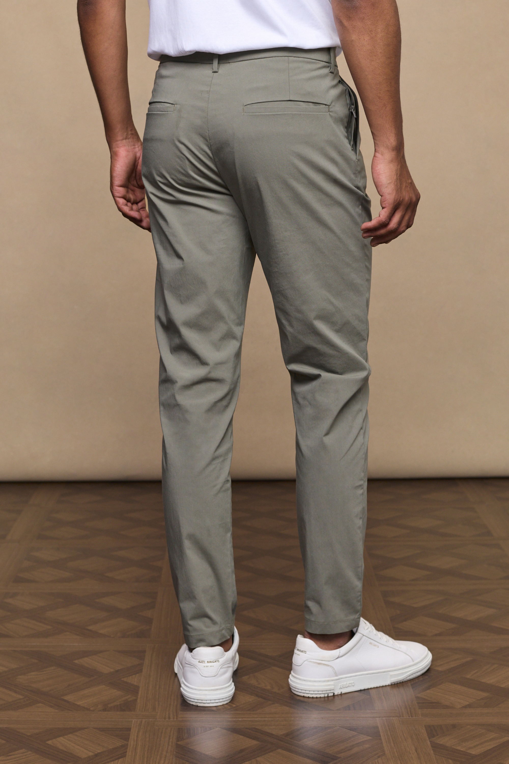 Enzo Hybrid Trouser - Dark Olive