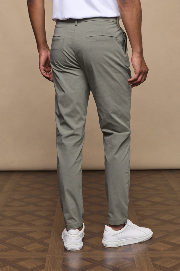 Enzo Hybrid Trouser - Dark Olive