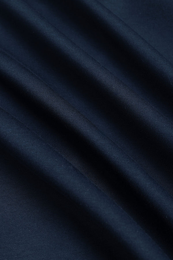 Luxe Zip Through Jacket - Navy